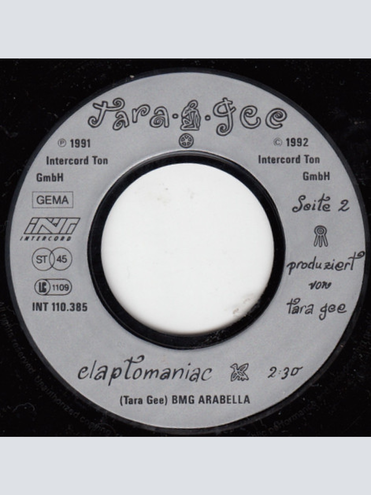 Vinyl / Tara Gee - Du Und Ich