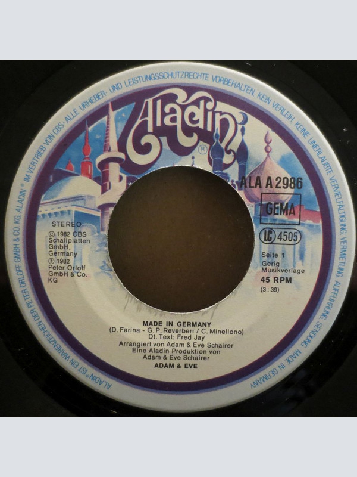 Vinyl / Adam & Eve (6) - Made In Germany