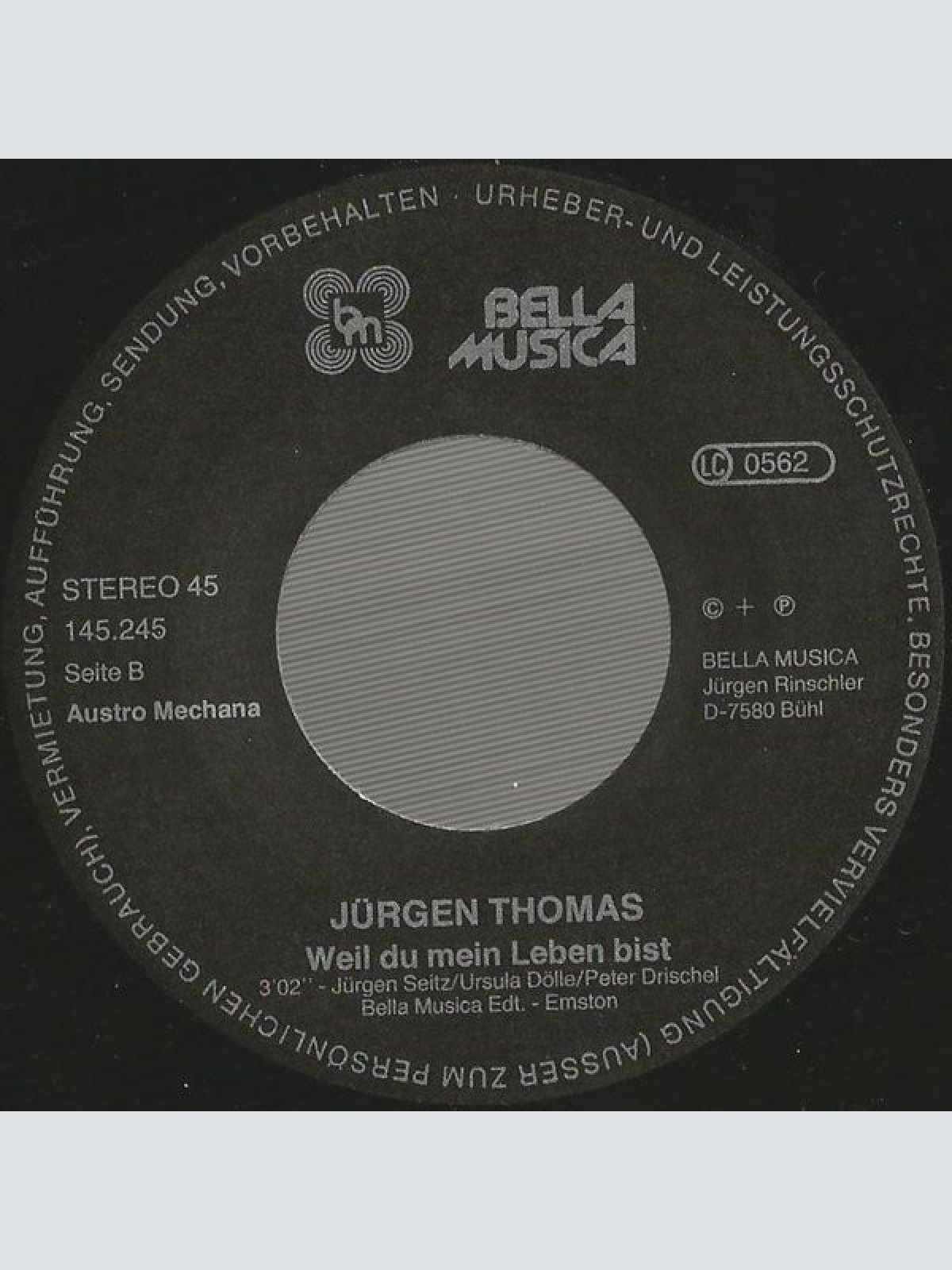 Vinyl / Jürgen Thomas (2) - Eine Brücke, Die Man Freiheit Nennt