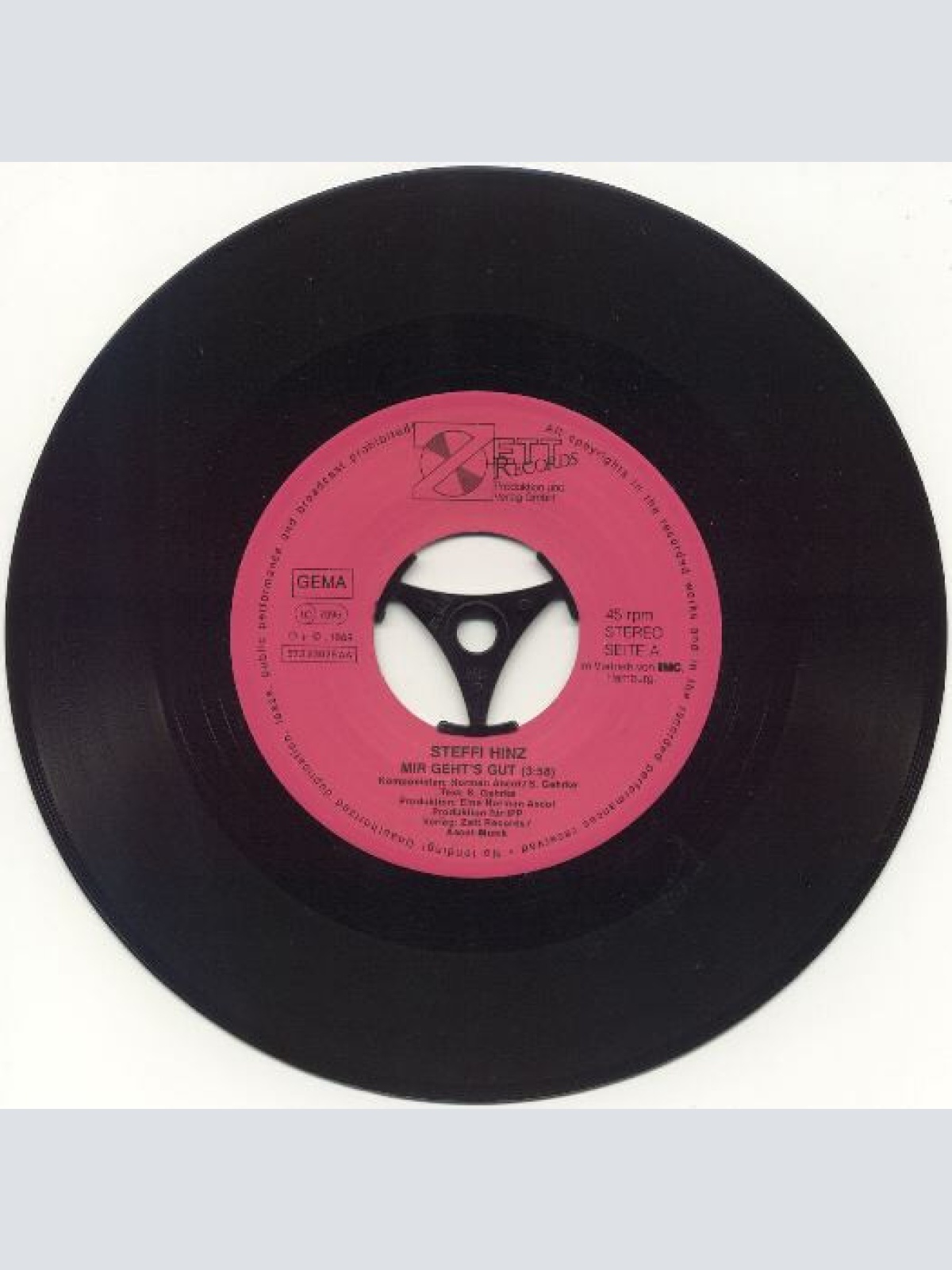 Vinyl / Steffi Hinz - Mir Geht's Gut