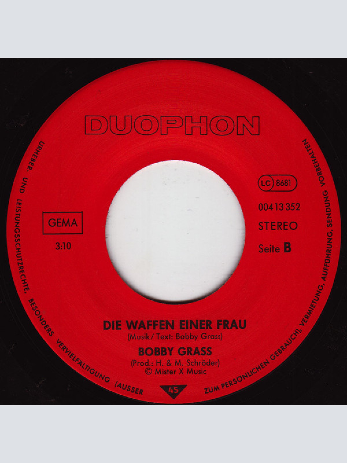 Vinyl / Bobby Grass - Der Brief