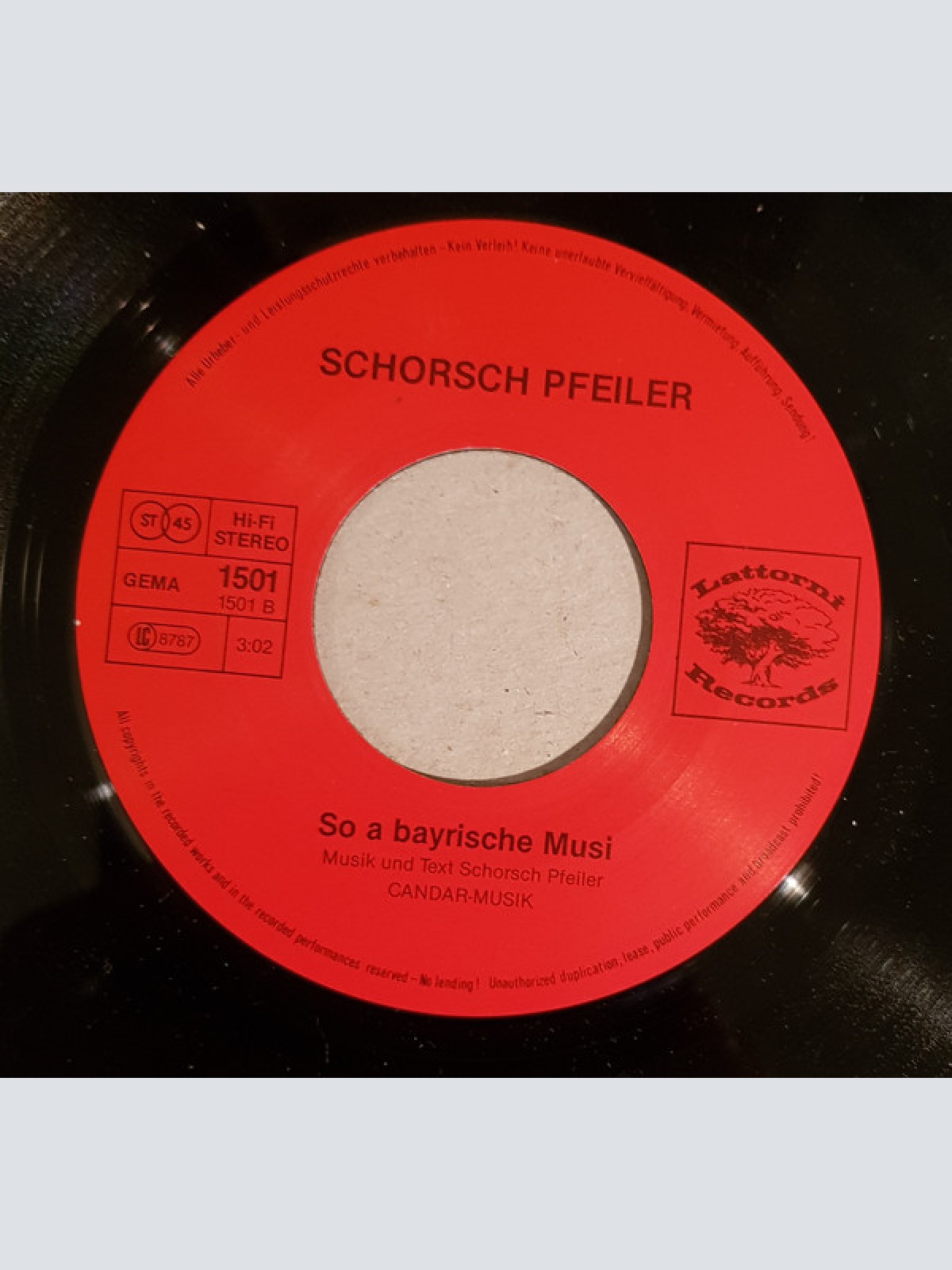 Vinyl / Orig. Hofbräuhauskapelle*, Schorsch Pfeiler - Musik Aus Der Lerderhosn