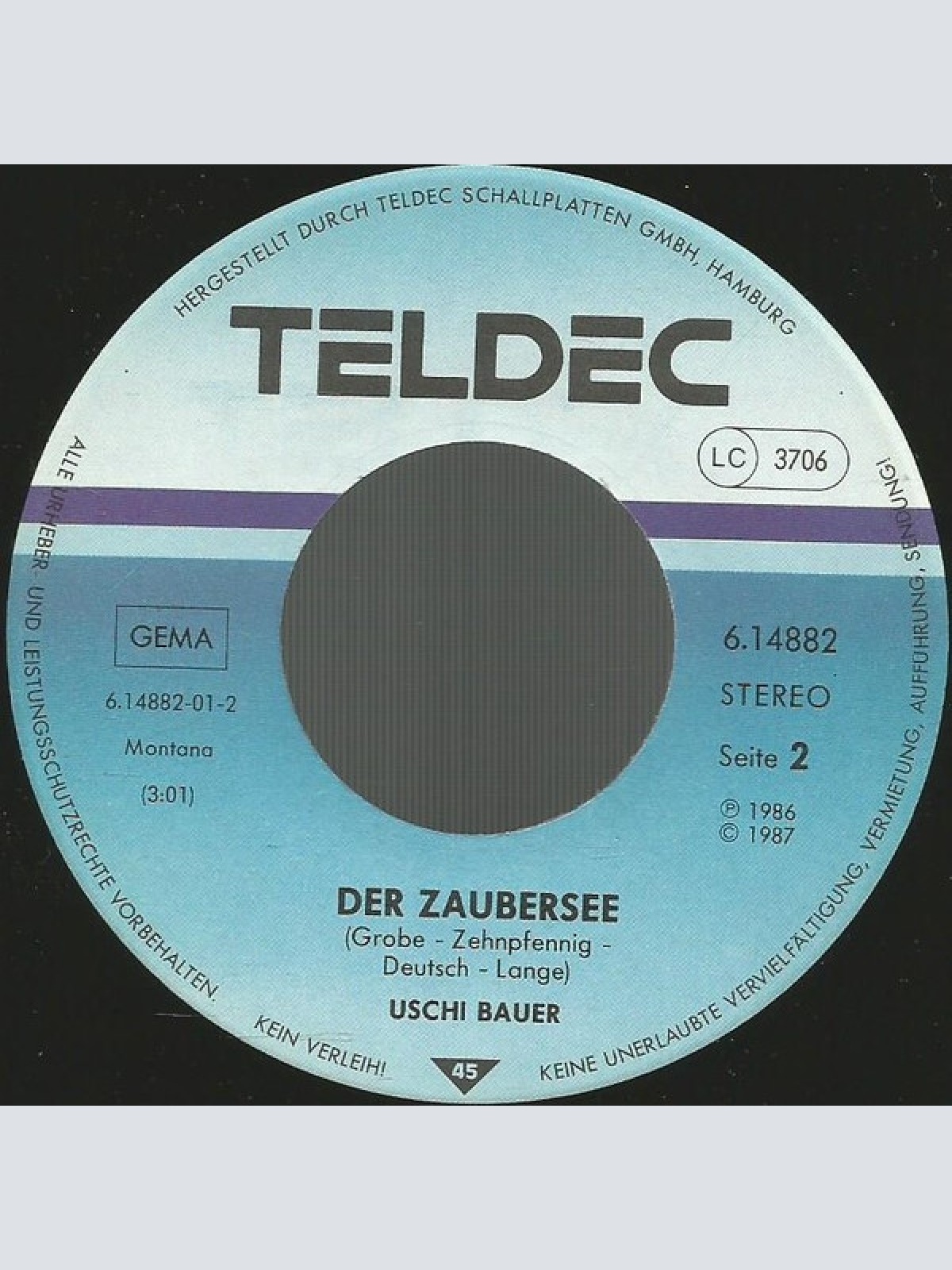 Vinyl / Uschi Bauer - Die Kleine Bergkirche