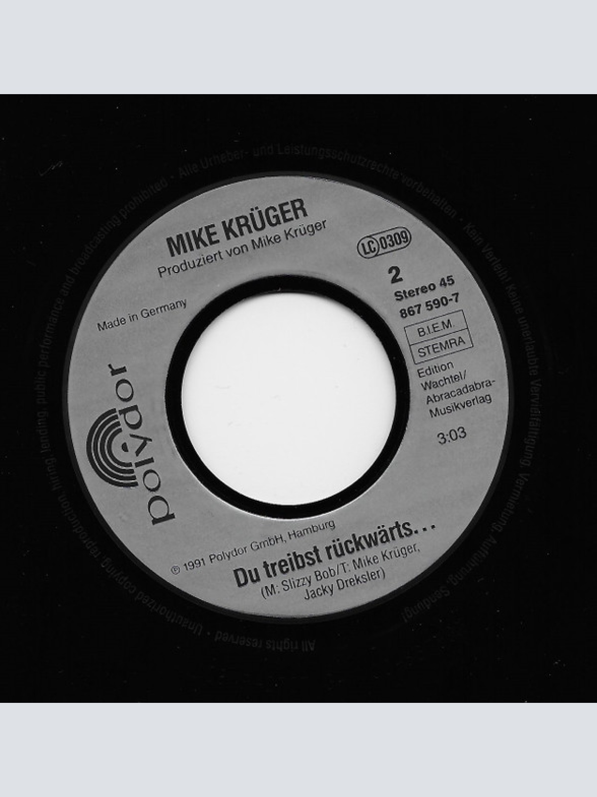 Vinyl / Mike Krüger - Es Wächst Wieder Zusammen...