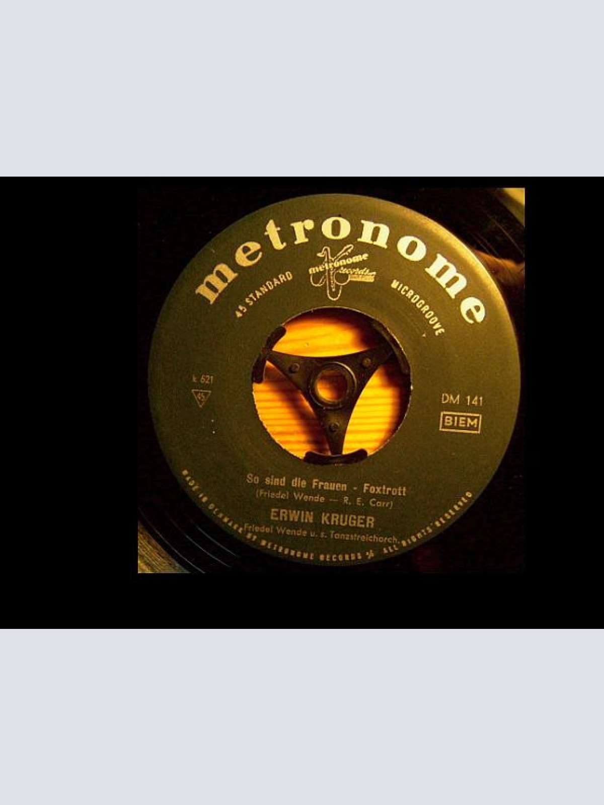 Vinyl / Erwin Kruger - Chérie Je T'aime / So Sind Die Frauen