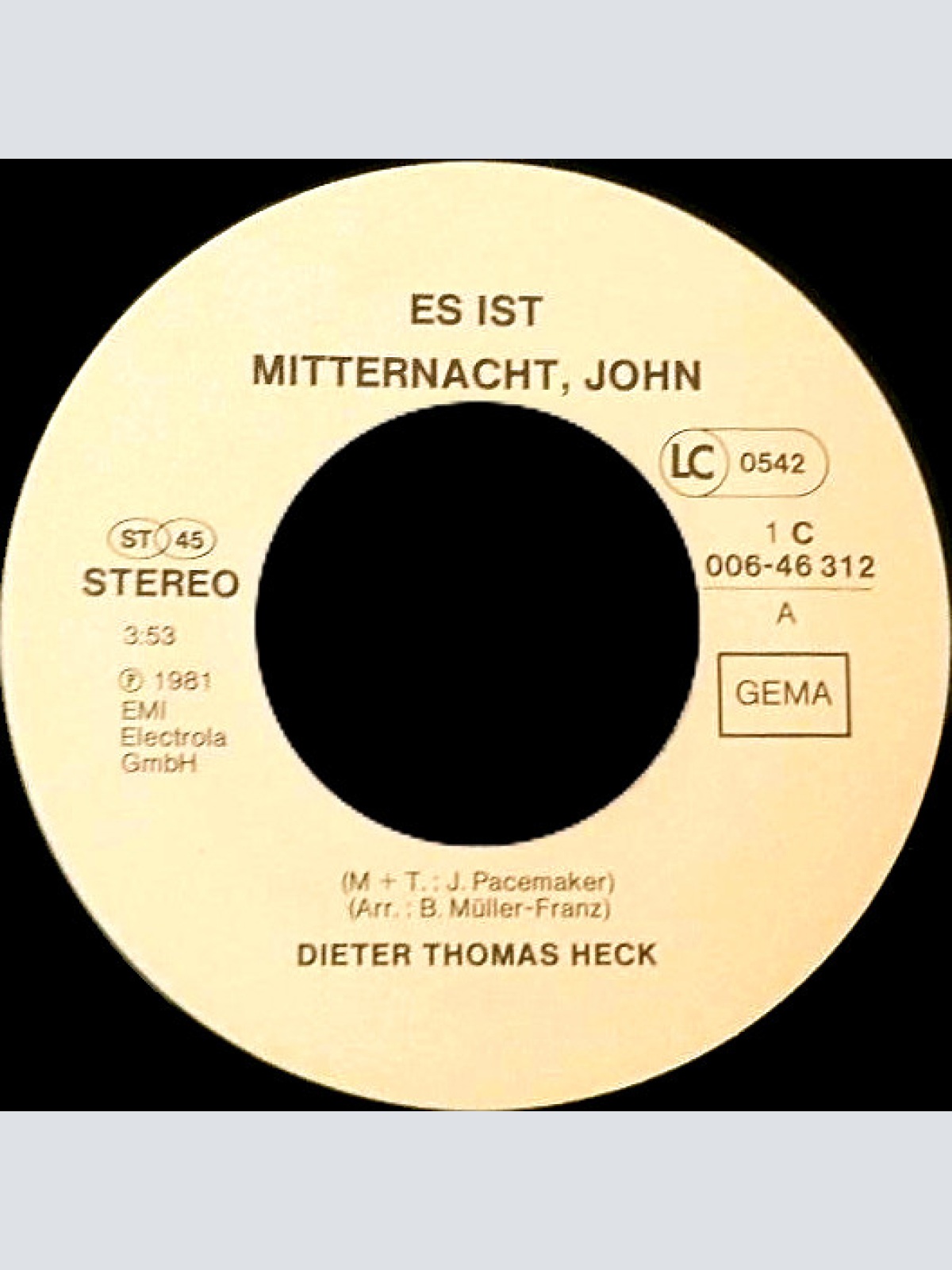 Vinyl / Dieter Thomas Heck - Es Ist Mitternacht, John / Phantom 4