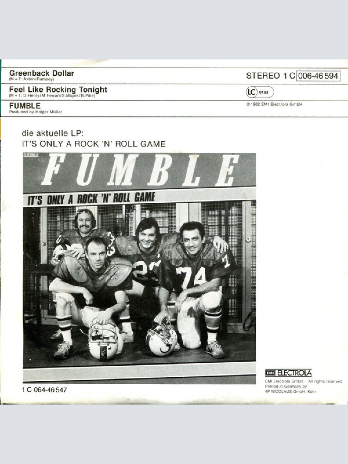 Vinyl / Fumble (3) - Greenback-Dollar
