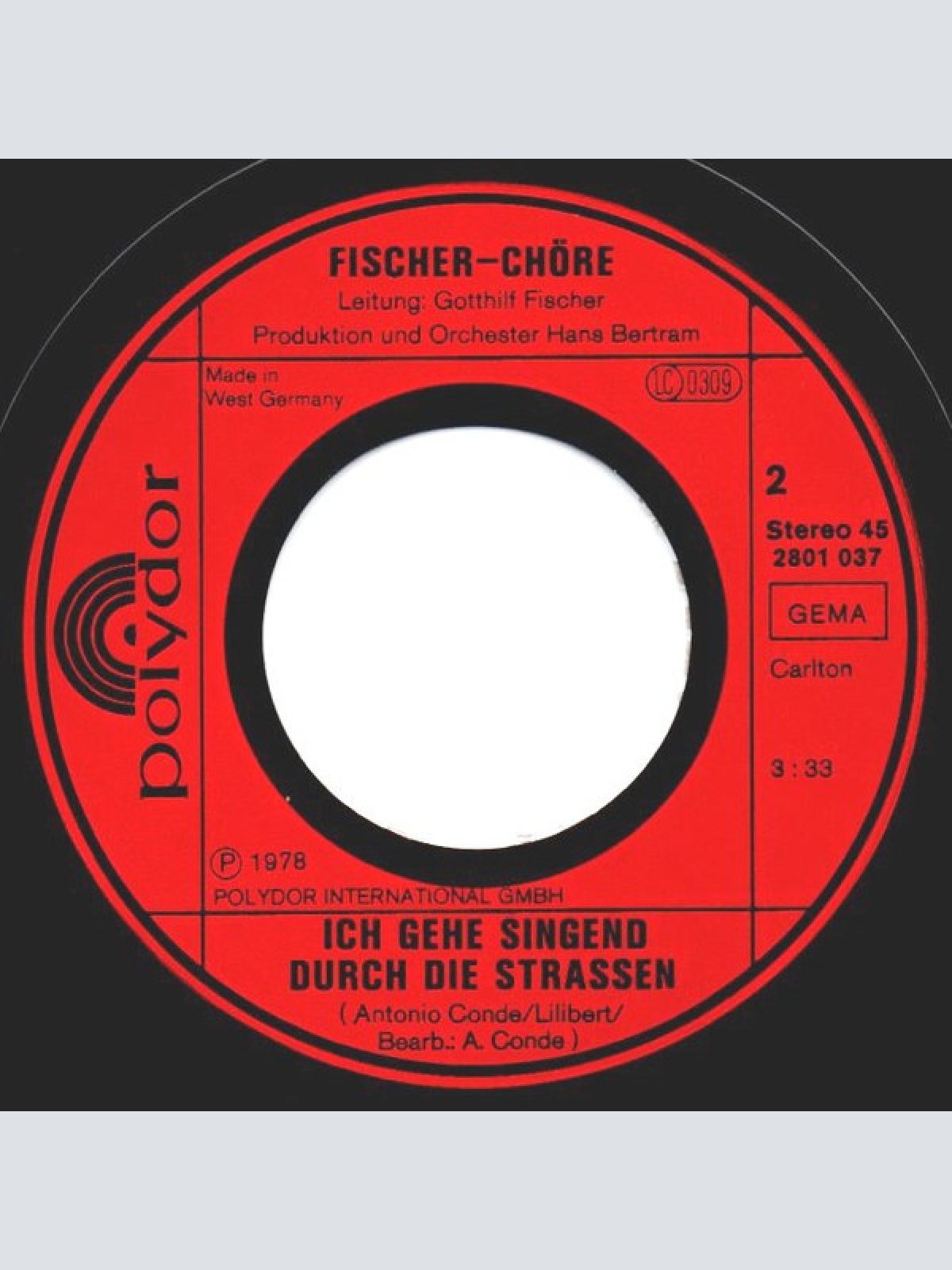Vinyl / Fischer Chöre - Papi Uns Mami