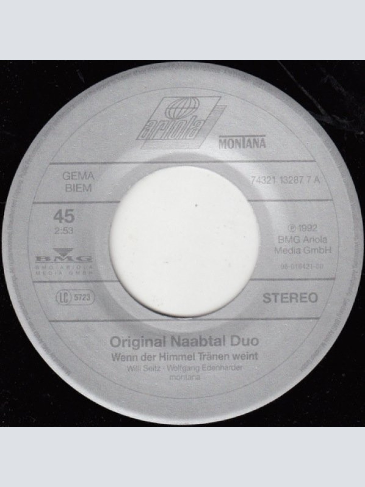 Vinyl / Original Naabtal Duo - Wenn Der Himmel Tränen Weint