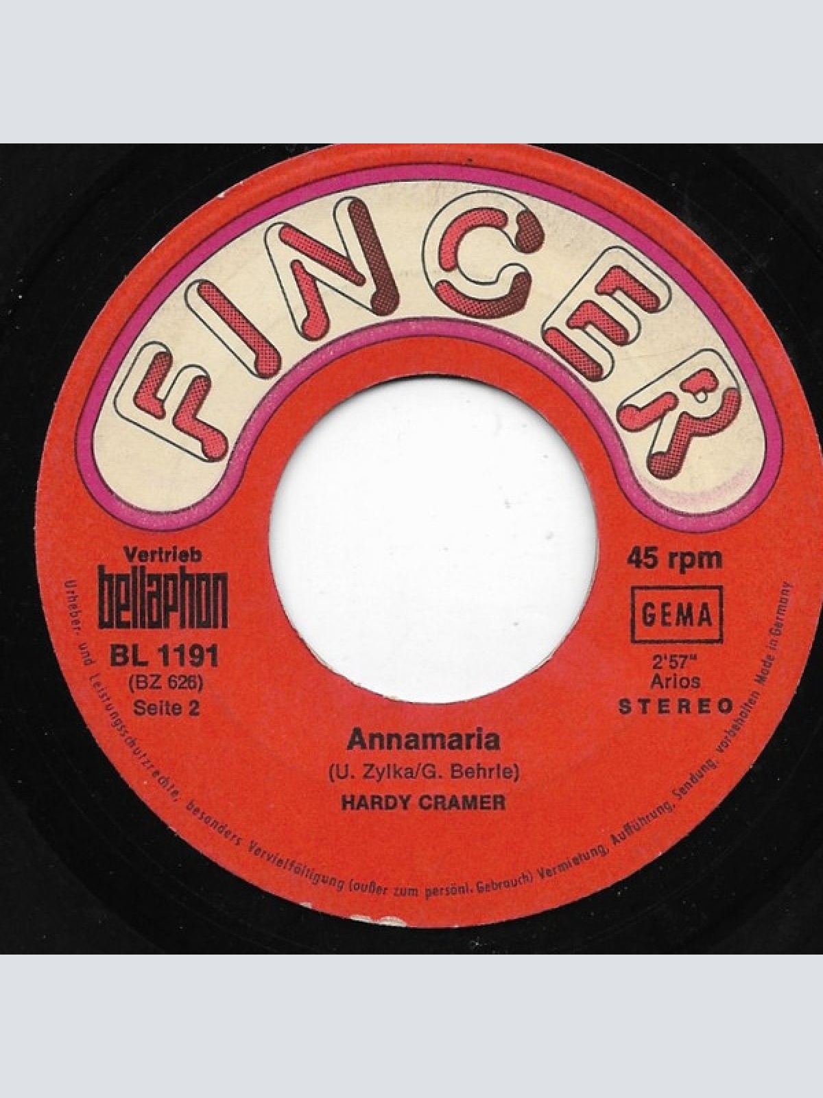 Vinyl / Hardy Cramer - Wenn Du Einsam Bist