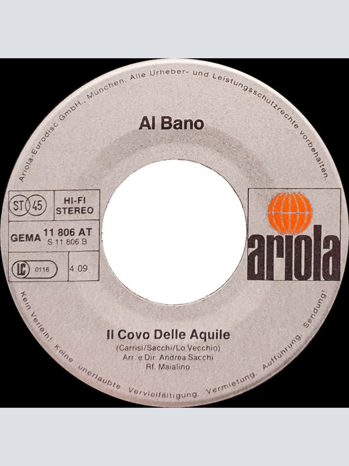 Vinyl / Al Bano E Romina Power* - Prima Notte D'Amore