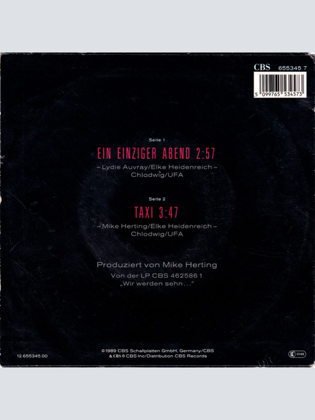 Vinyl / Senta Berger - Ein Einziger Abend