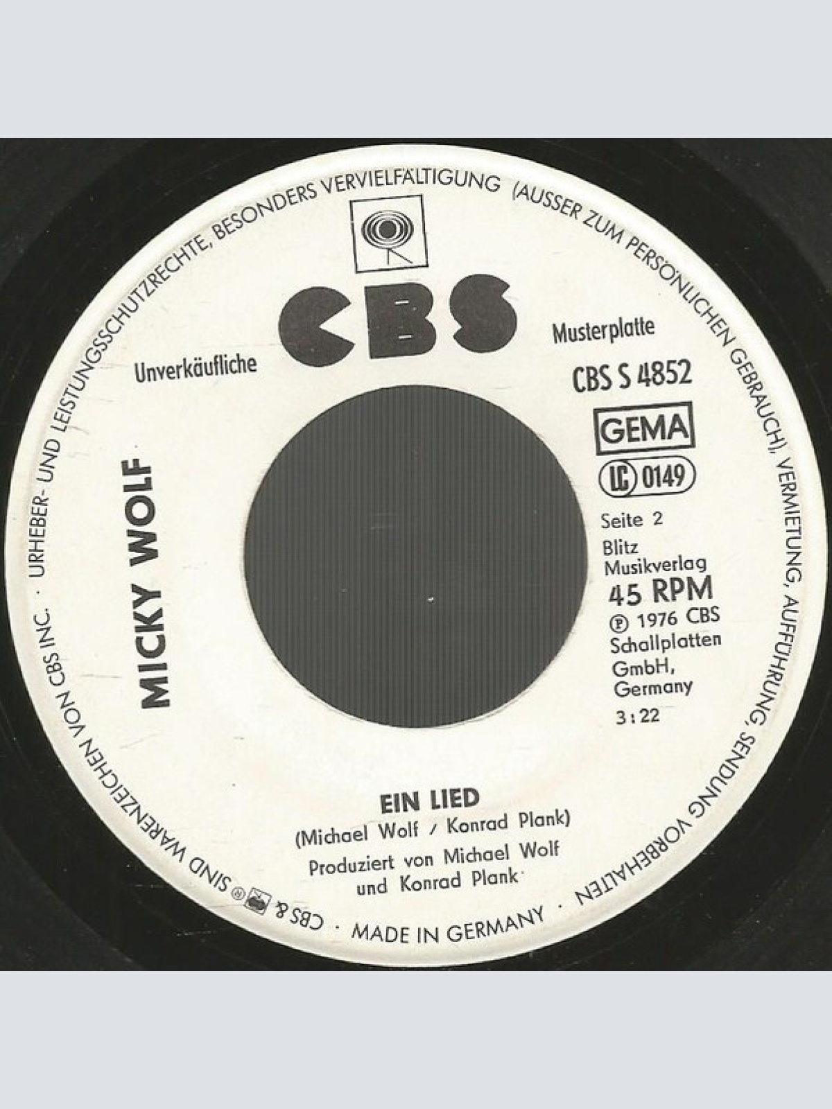 Vinyl / Micky Wolf - Warum Kann Ich Nicht Ein Popstar Sein?