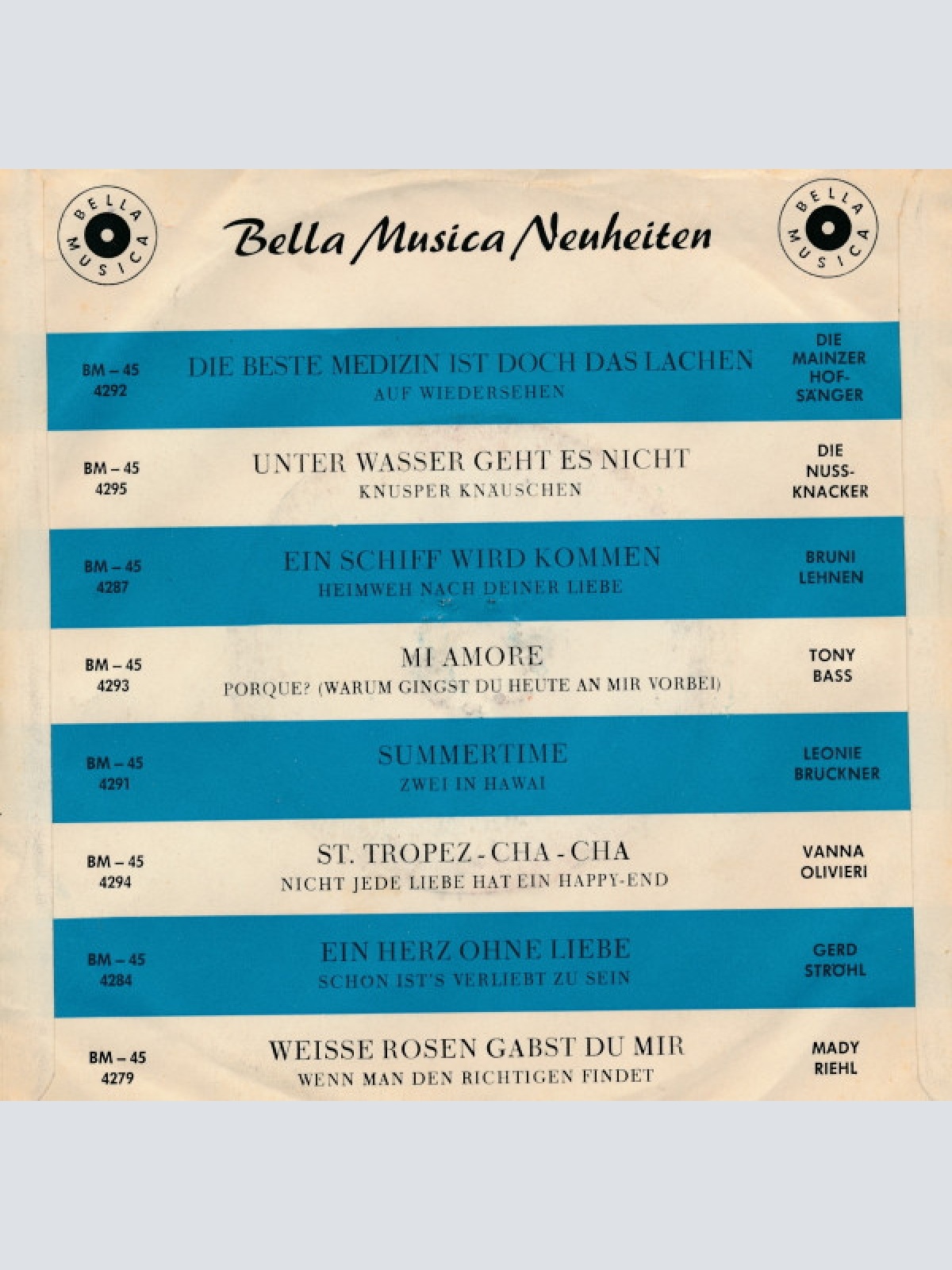 Vinyl / Die Nussknacker - Unter Wasser Geht Es Nicht / Das Alte Knusperhäuschen