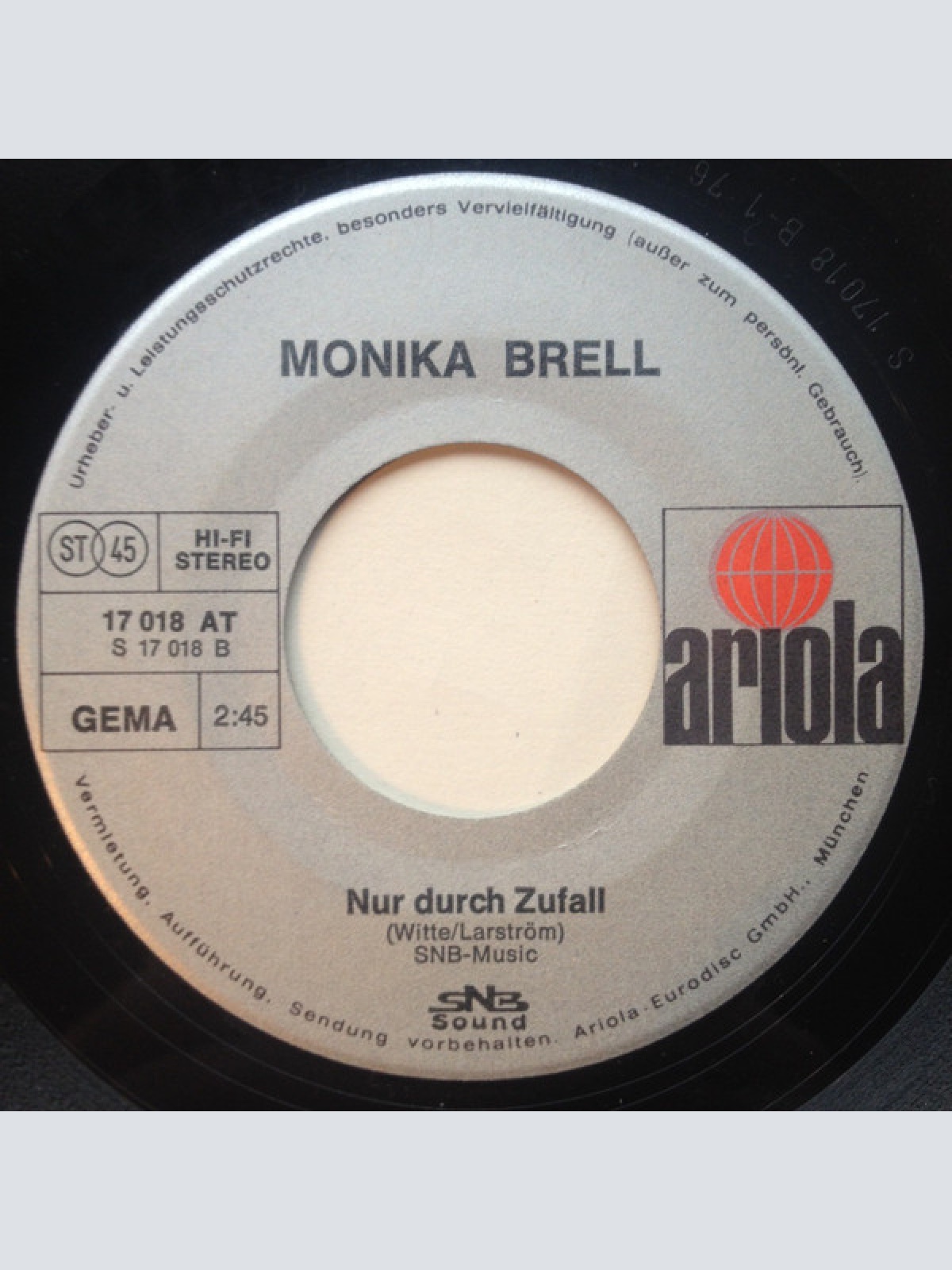 Vinyl / Monika Brell - Glück Im Glas
