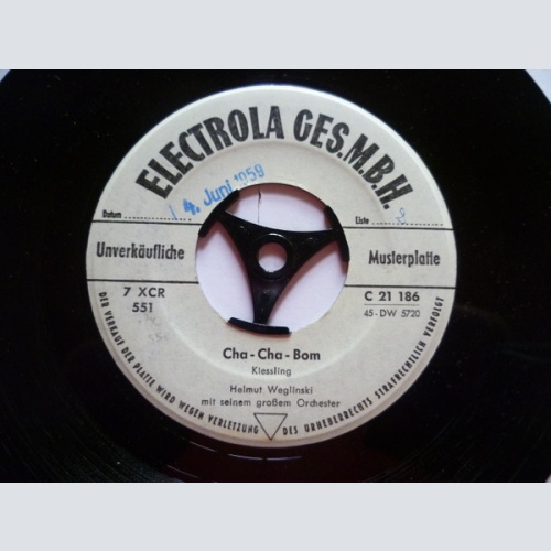 Vinyl / Helmut Weglinski Mit Seinem Großen Orchester - Cha-Cha-Bom / Geisha Baby