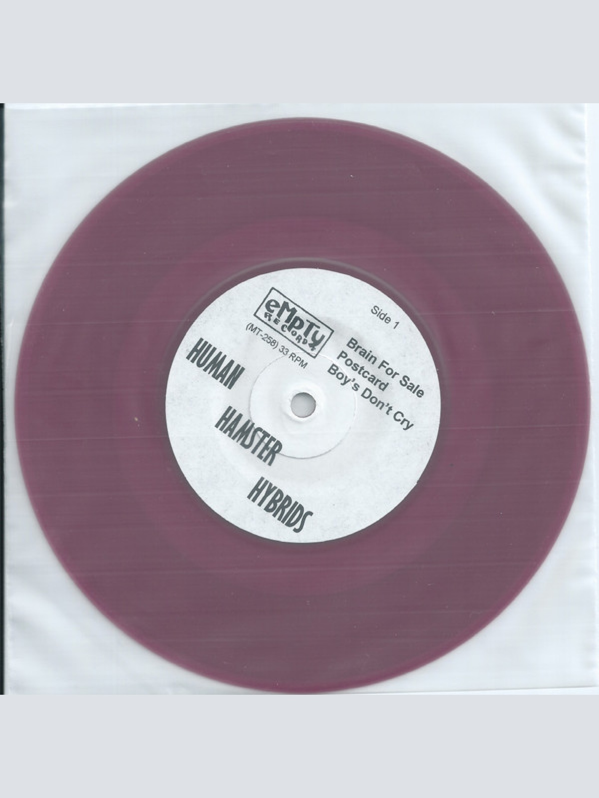 Vinyl / Human Hamster Hybrids - Brain For Sale