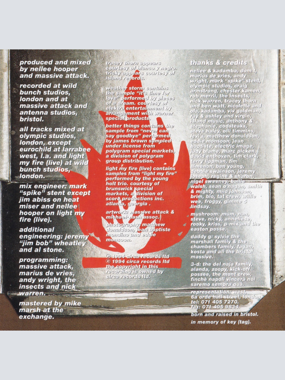 CD / Massive Attack - Protection