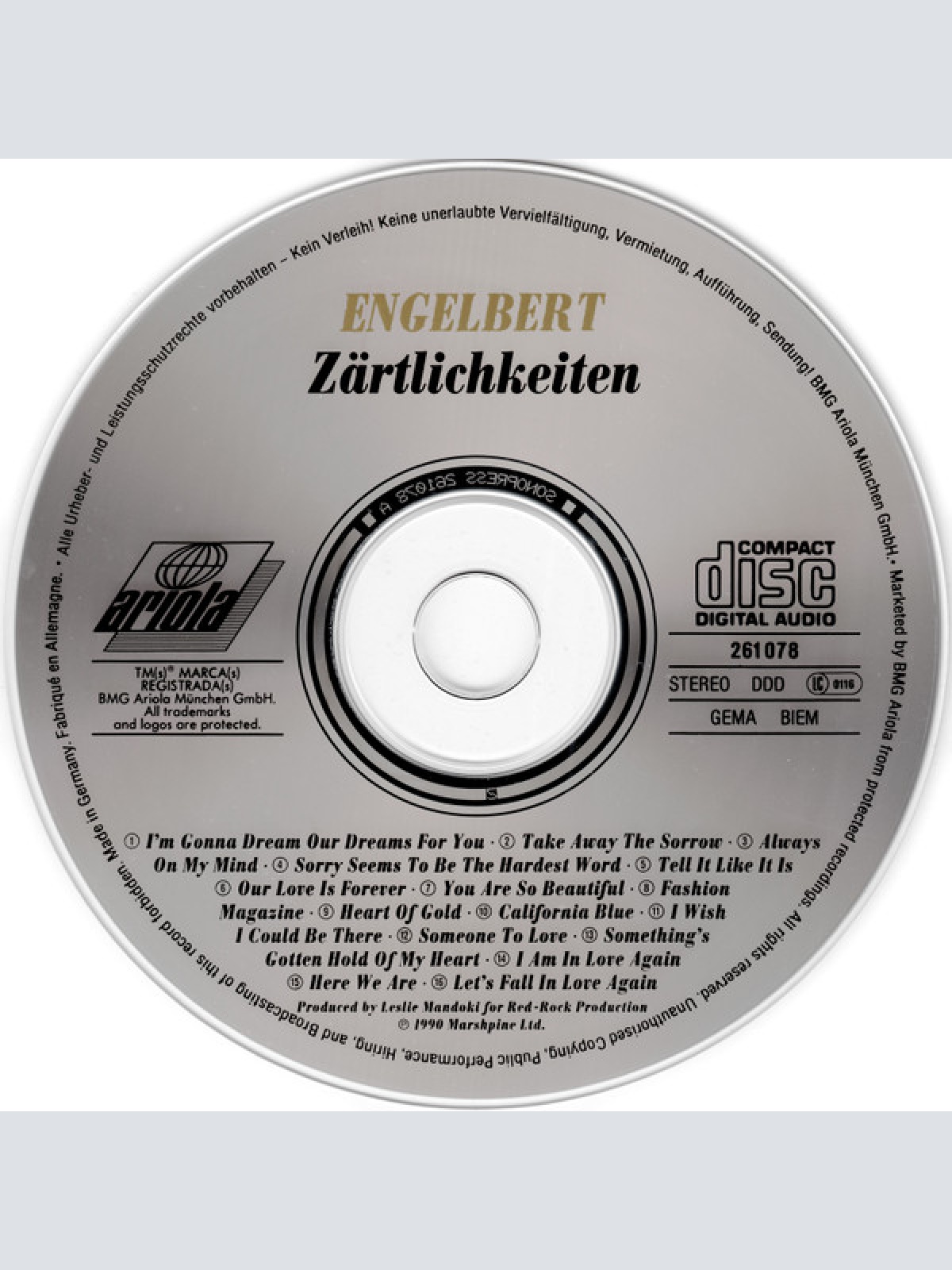 CD / Engelbert* - Zärtlichkeiten