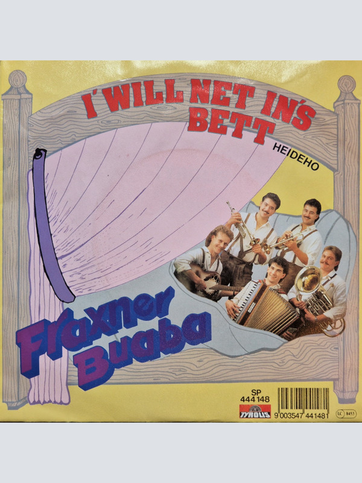 Vinyl / Fraxner Buaba - I' Will Net In's Bett