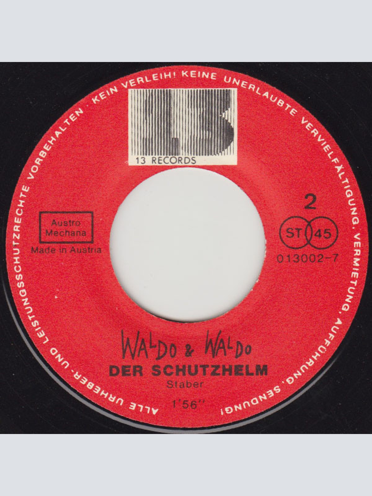 Vinyl / Waldo & Waldo - Die Schlurfraket'n