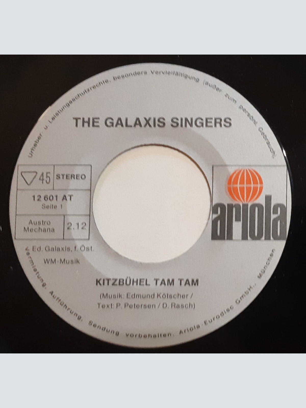 Vinyl / Galaxis Singers - Kitzbühel Tam-Tam