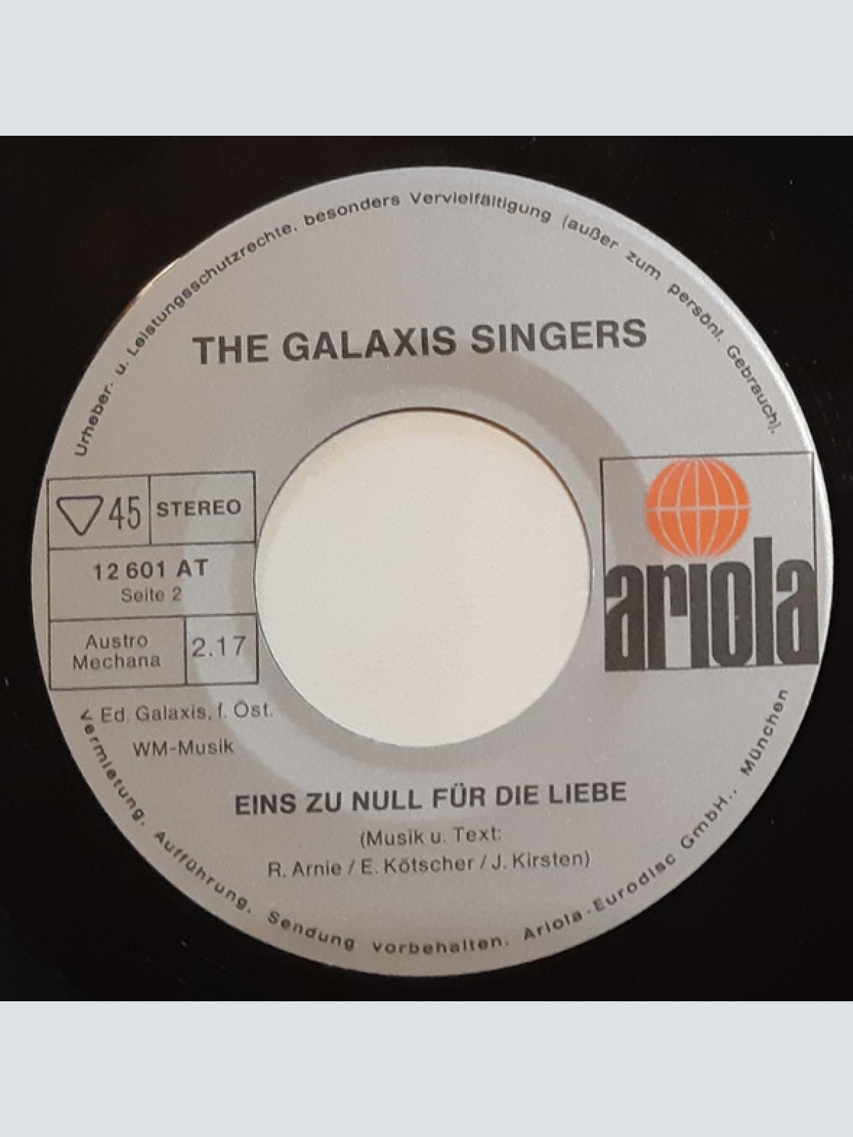Vinyl / Galaxis Singers - Kitzbühel Tam-Tam