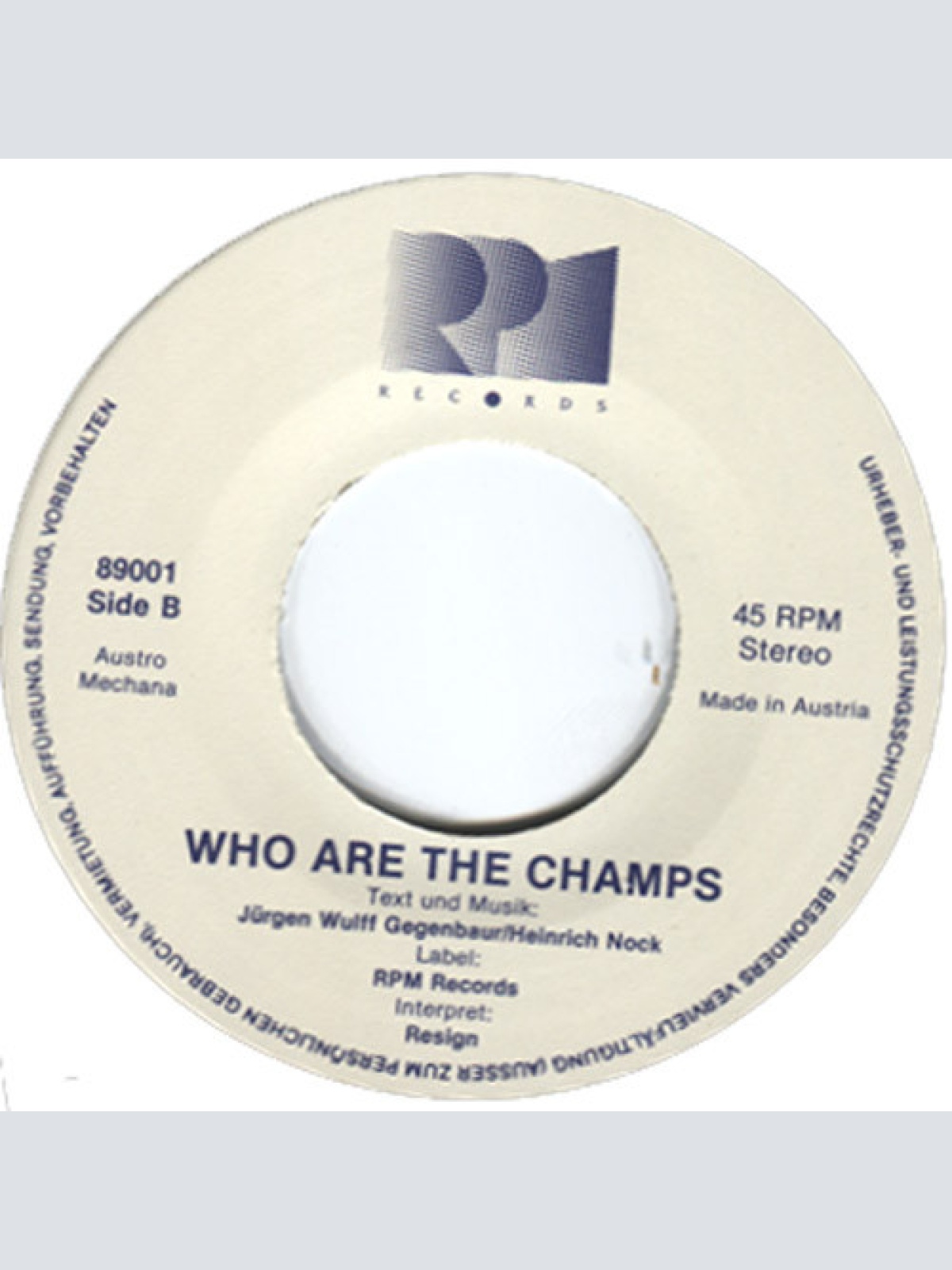 Vinyl / F.C.S.* - F.C.S. Schuß-Tor