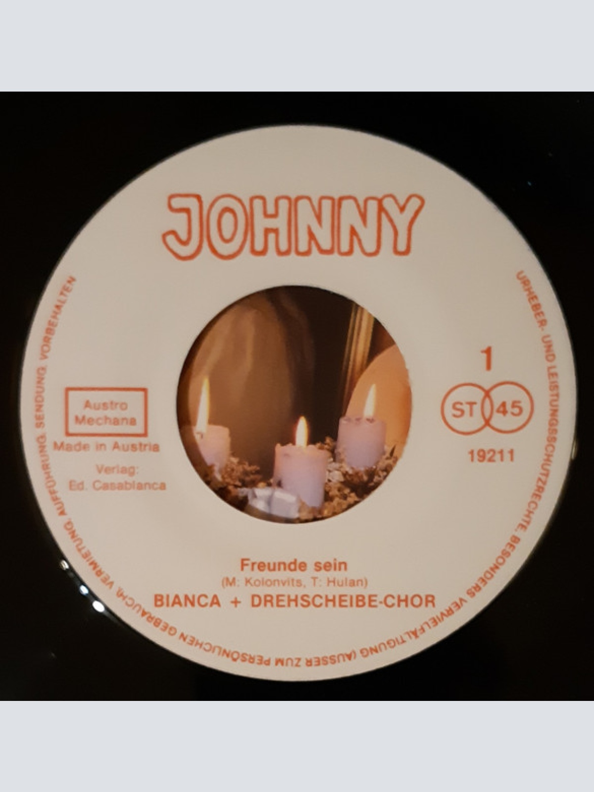 Vinyl / Bianca (75), Drehscheibe-Chor - Freunde sein