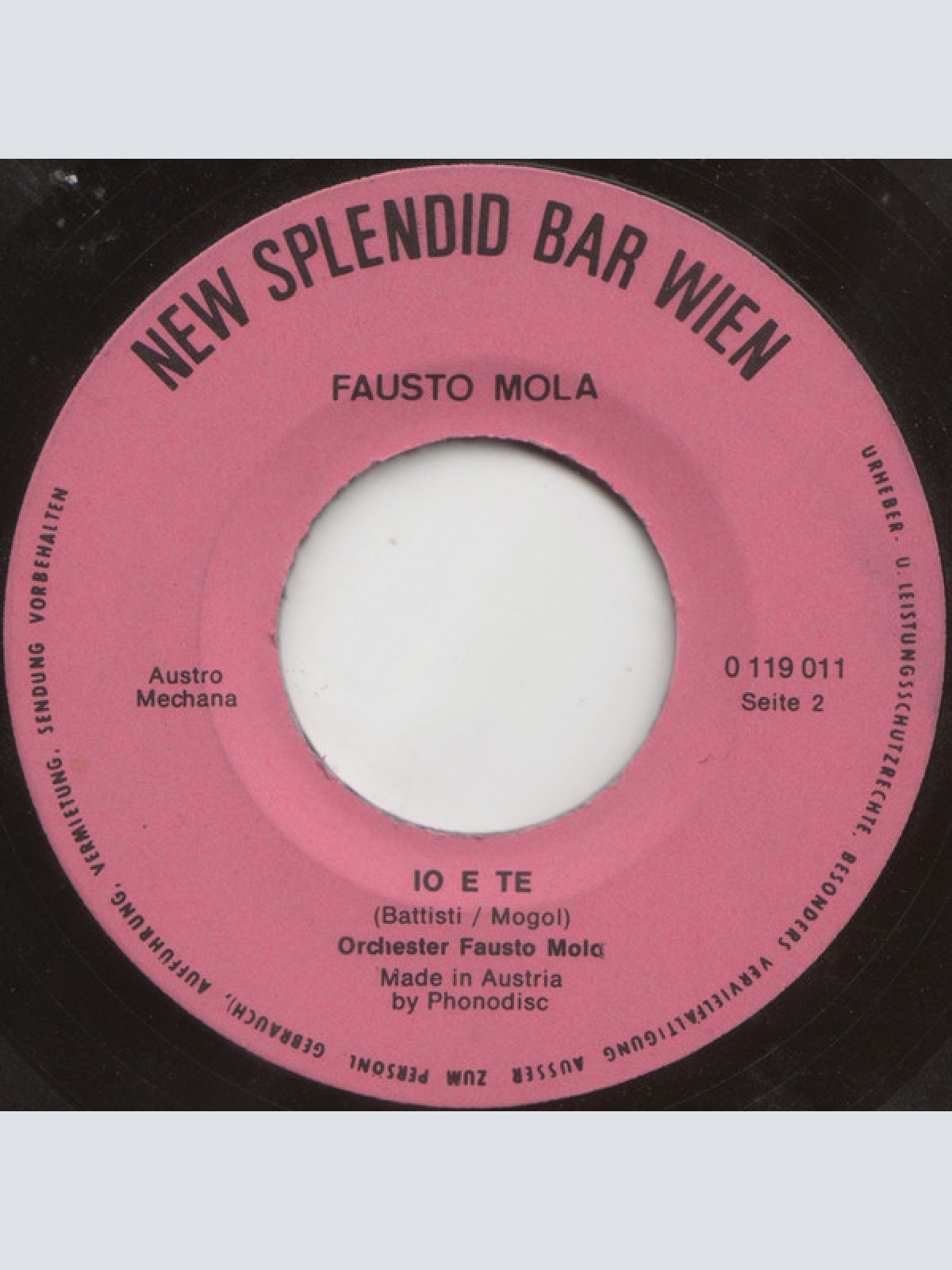 Vinyl / Georg Dimou* / Fausto Mola - Georg Dimou Und Fausto Mola Singen Für Sie