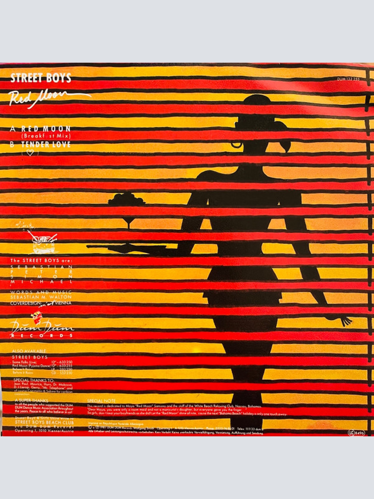 Vinyl / Street Boys - Red Moon