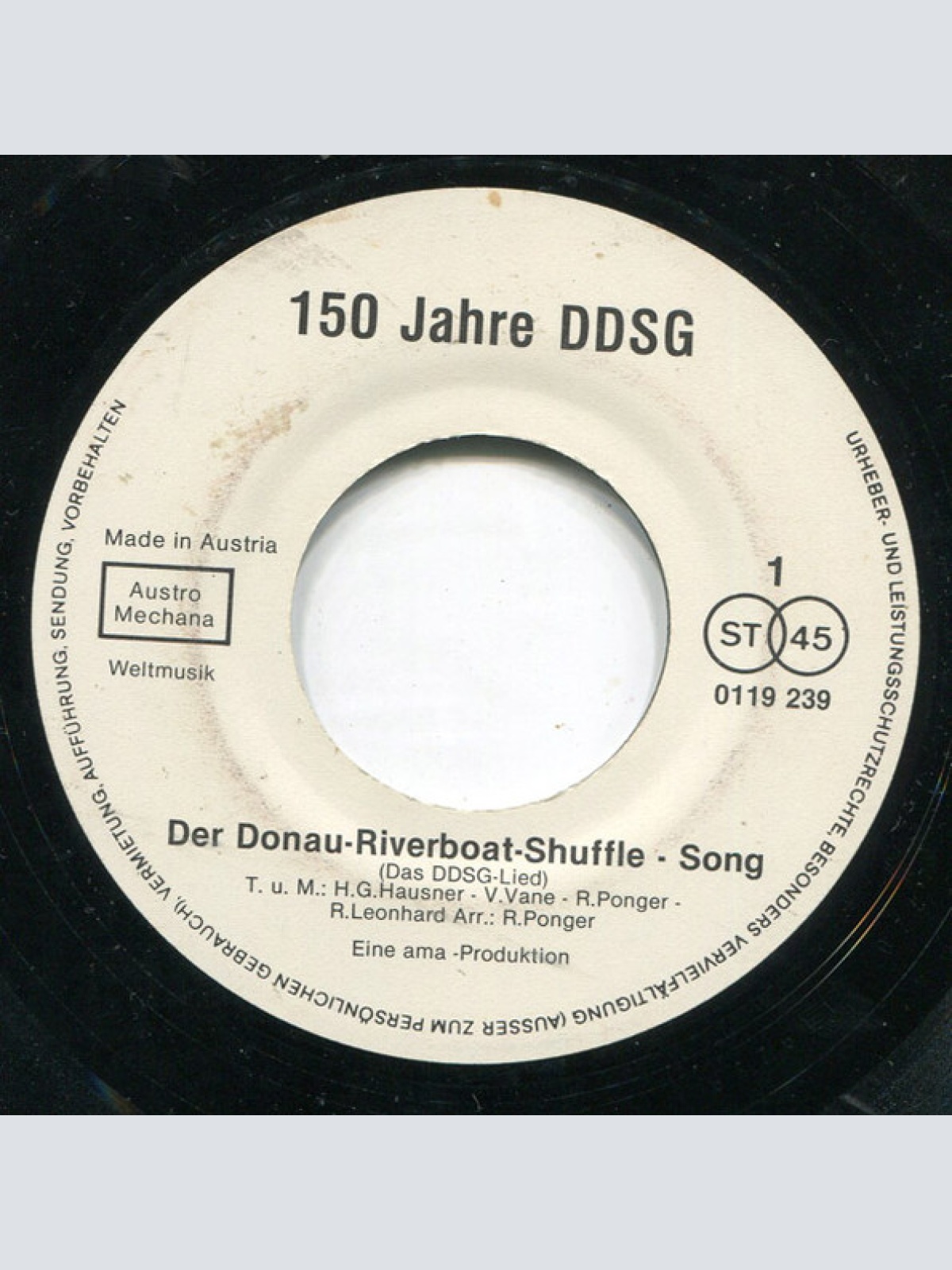 Vinyl / Chris & Cliff - 150 Jahre DDSG