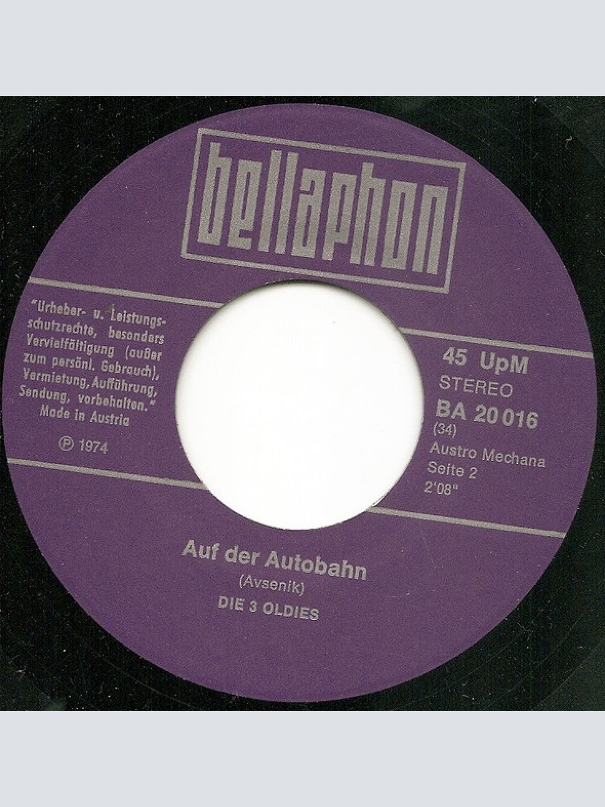 Vinyl / Die 3 Oldies - Der 3. Mann