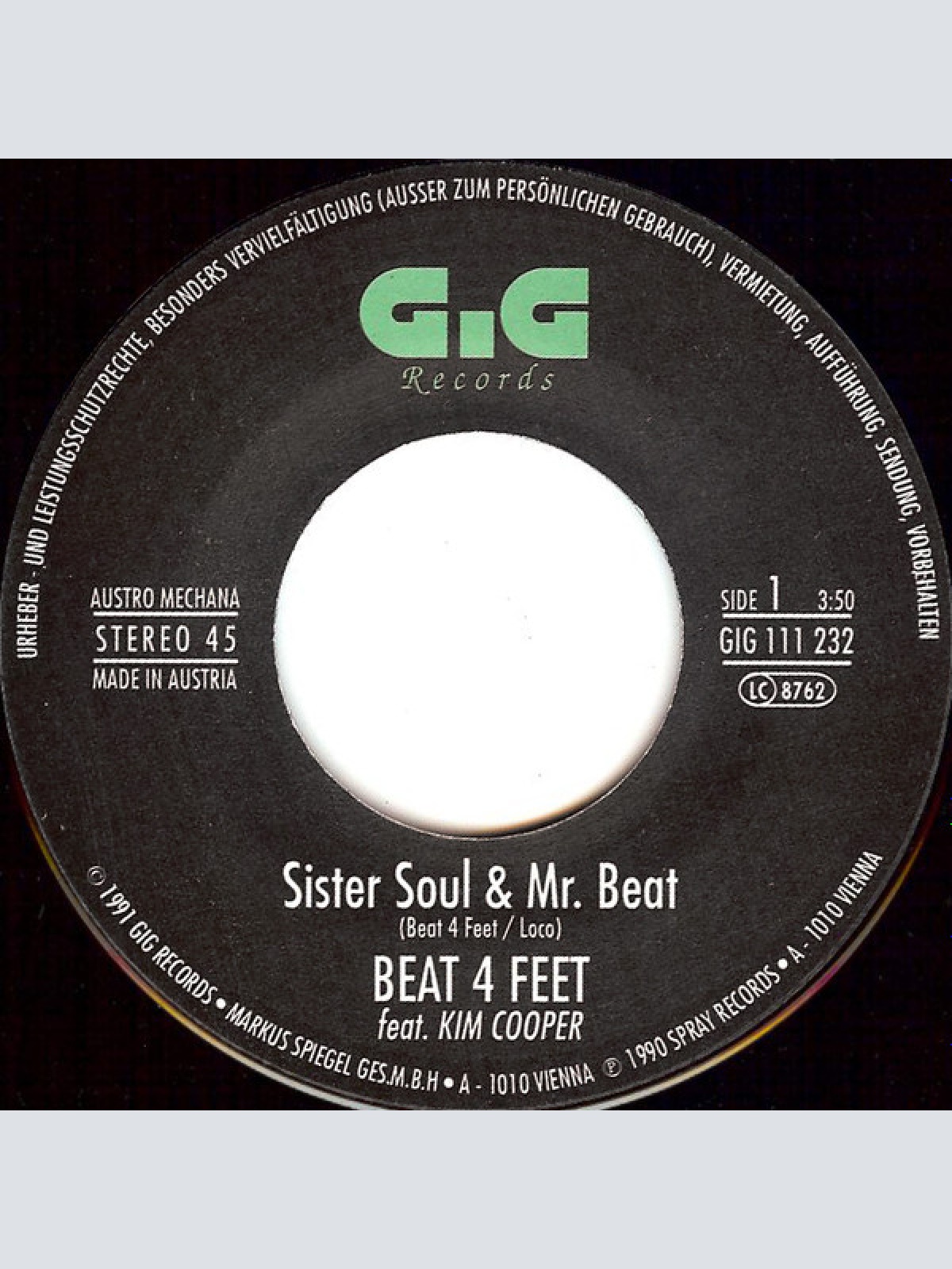 Vinyl / Beat 4 Feet Feat. Kim Cooper - Sister Soul & Mr. Beat