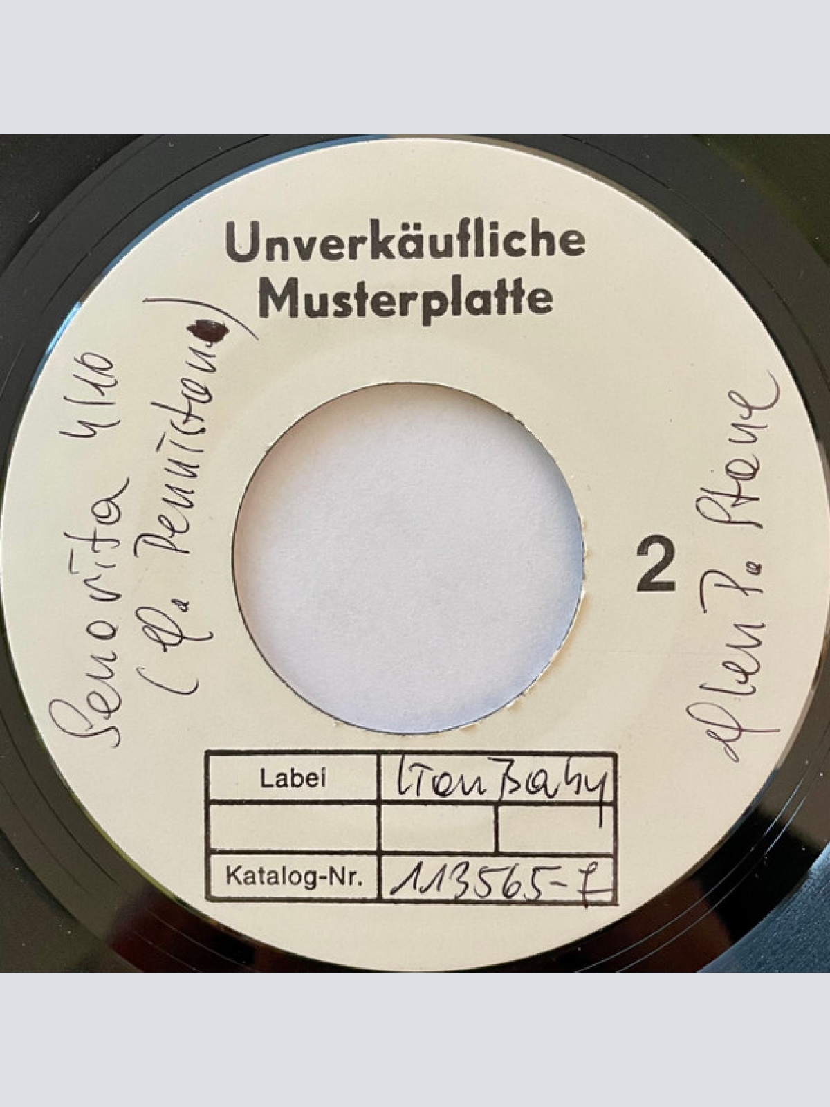 Vinyl / Glen P. Stone - Baby Come Back