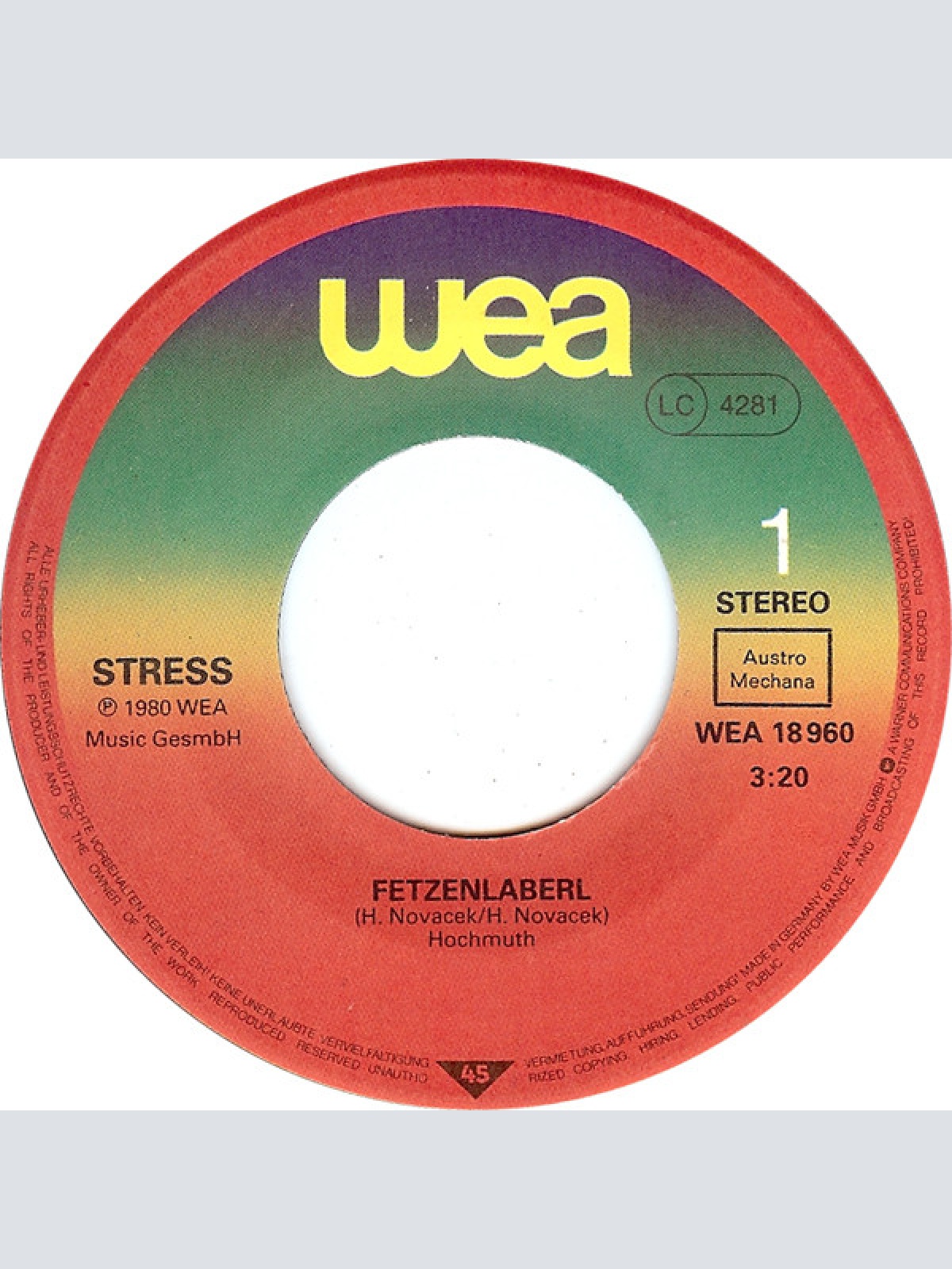 Vinyl / Stress (18) - Fetzenlaberl