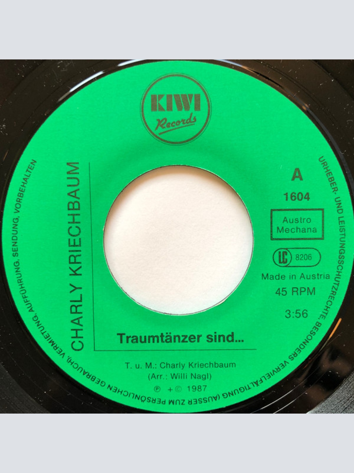 Vinyl / Charly Kriechbaum - Traumtänzer sind...