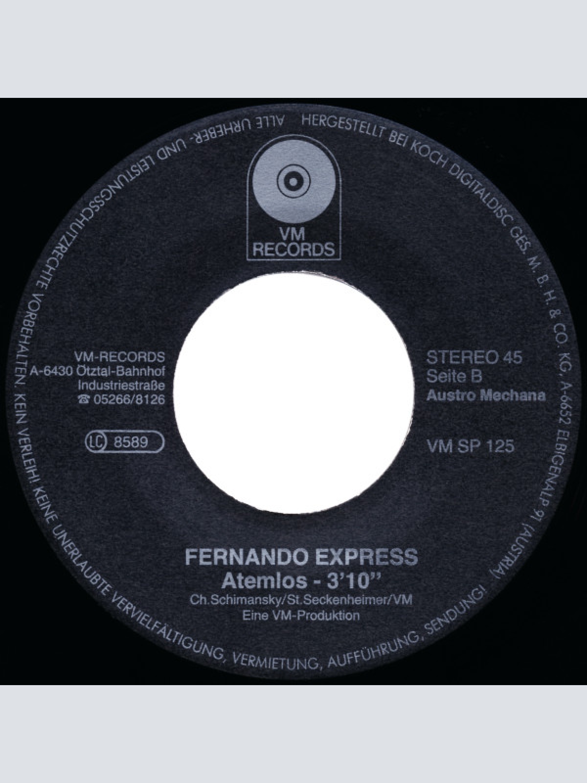 Vinyl / Fernando Express - Voyage-Voyage