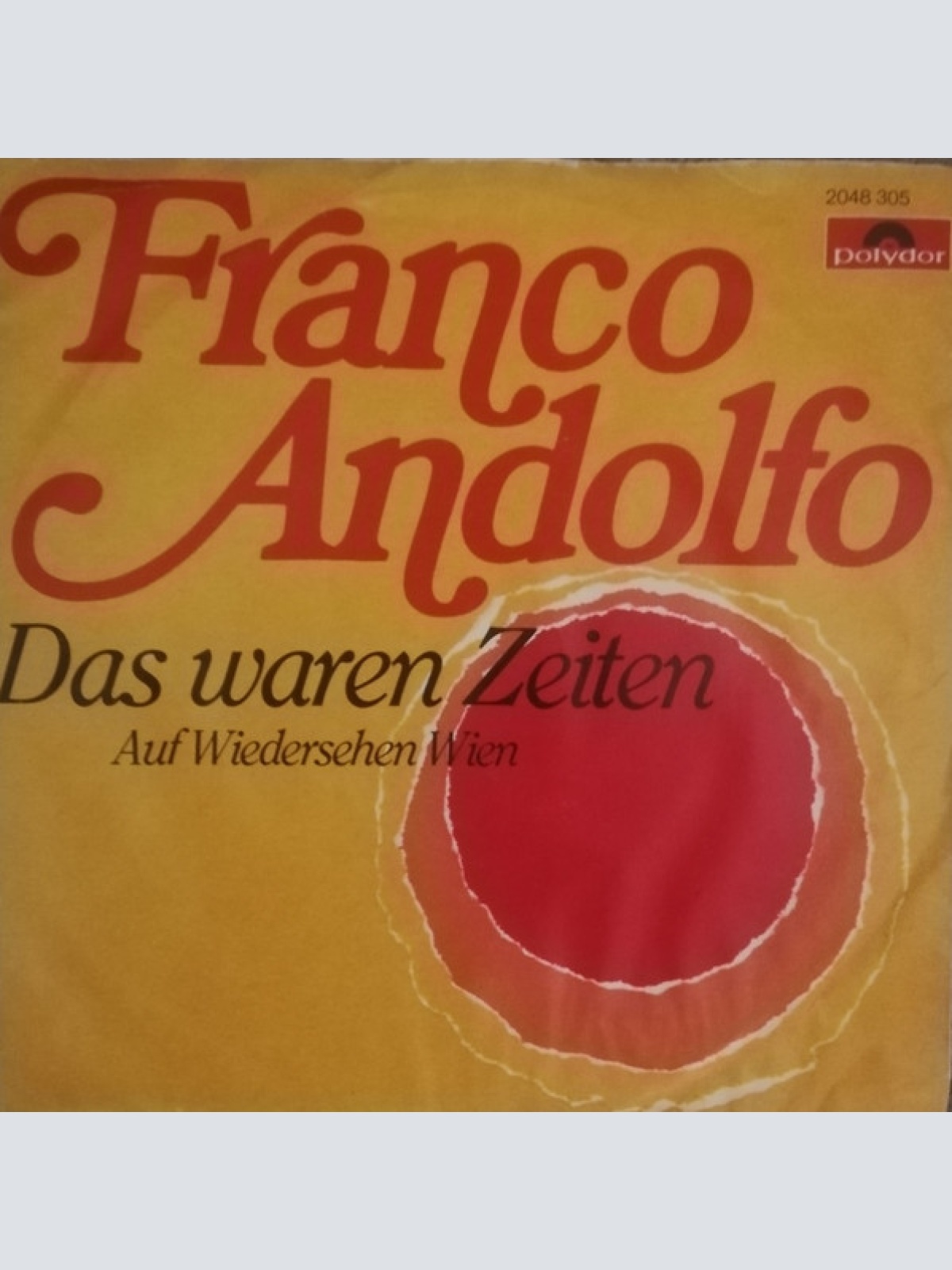 Vinyl / Franco Andolfo - Das Waren Zeiten