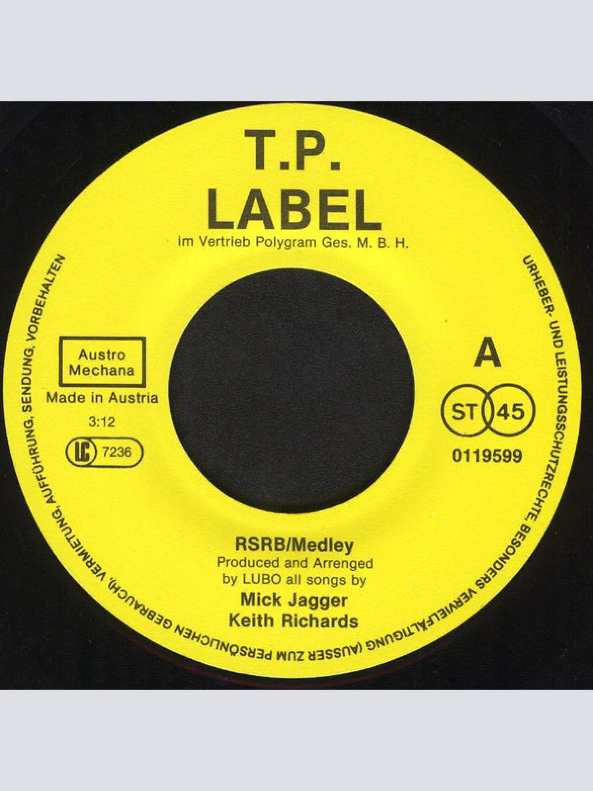 Vinyl / The Rolling Stones Revival Band - Acig Mix