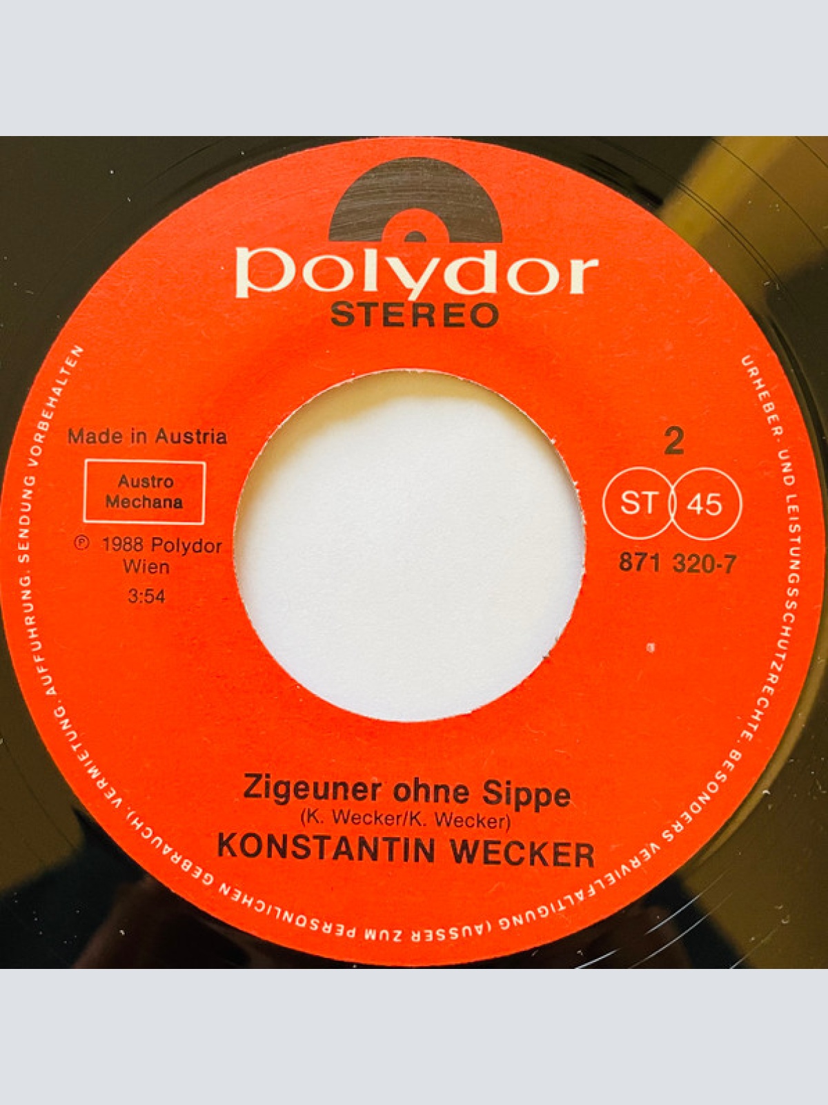 Vinyl / Konstantin Wecker - Es Weihnachtet Sehr