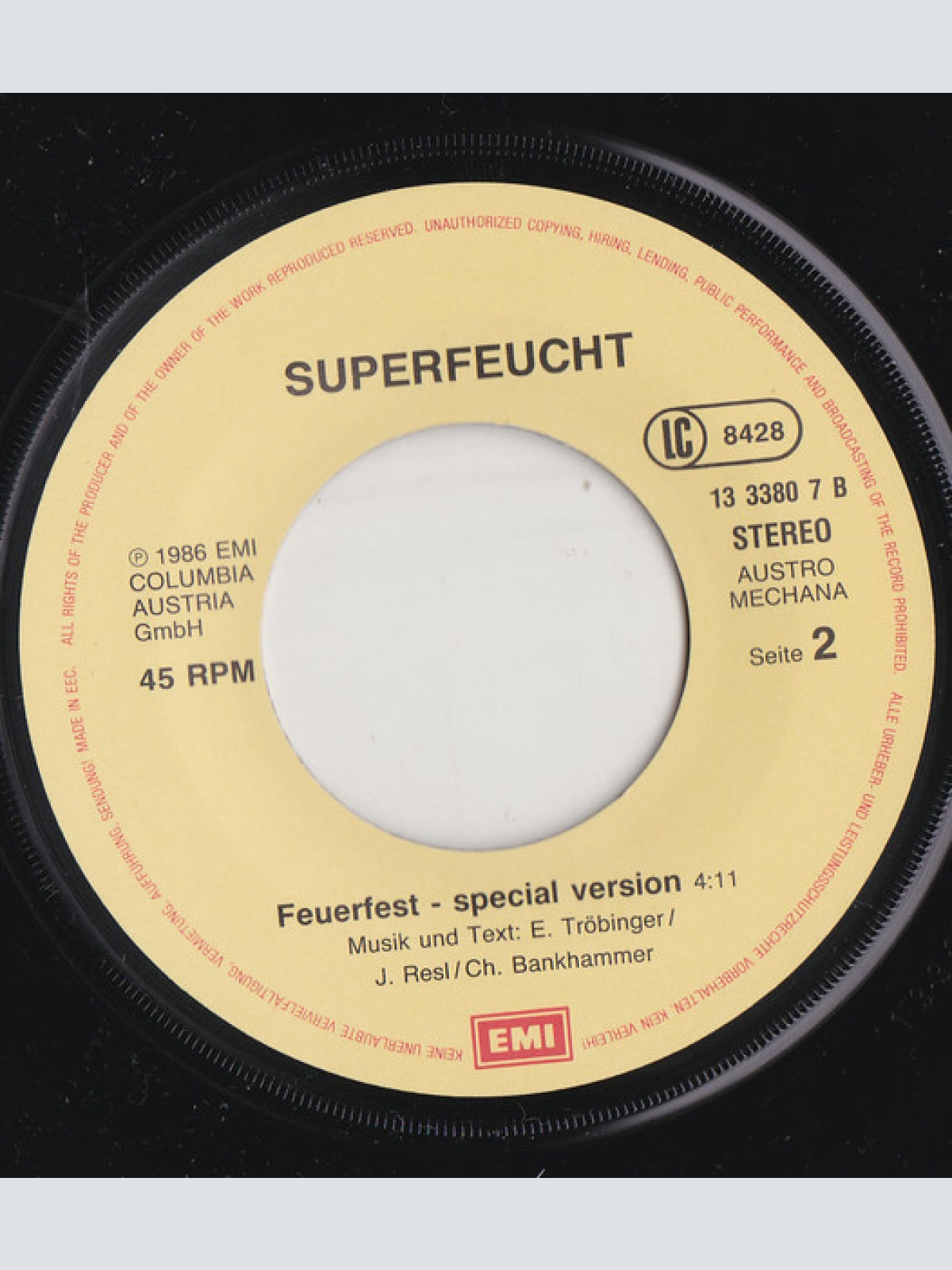 Vinyl / Superfeucht - Feuerfest