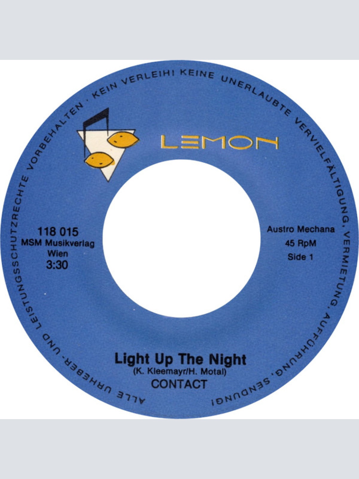 Vinyl / Contact (11) - Light Up The Night