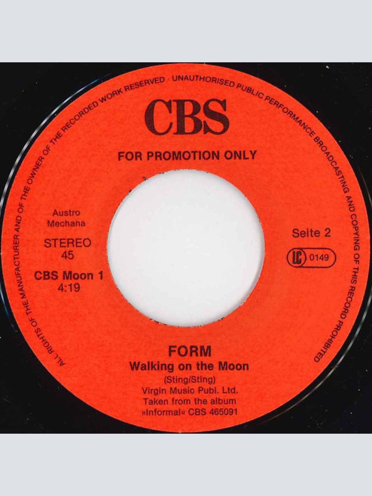 Vinyl / The Form - Colours Of Ever