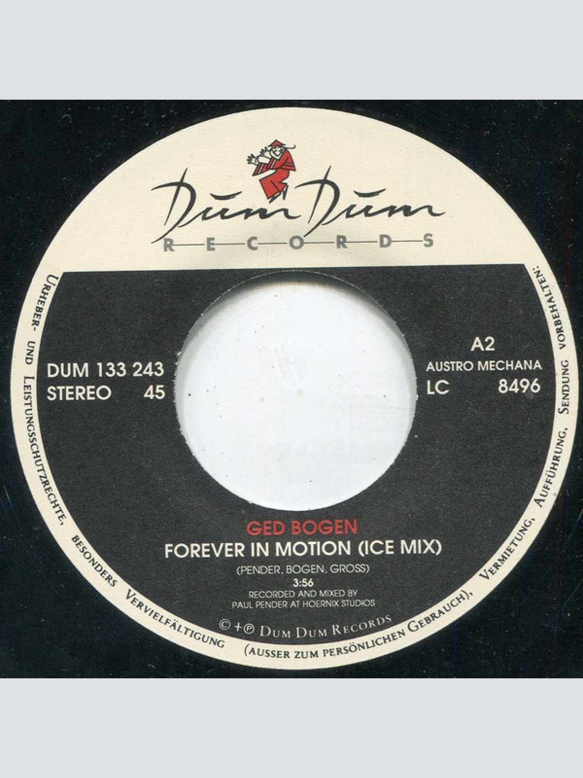 Vinyl / Ged Bogen - Forever In Motion