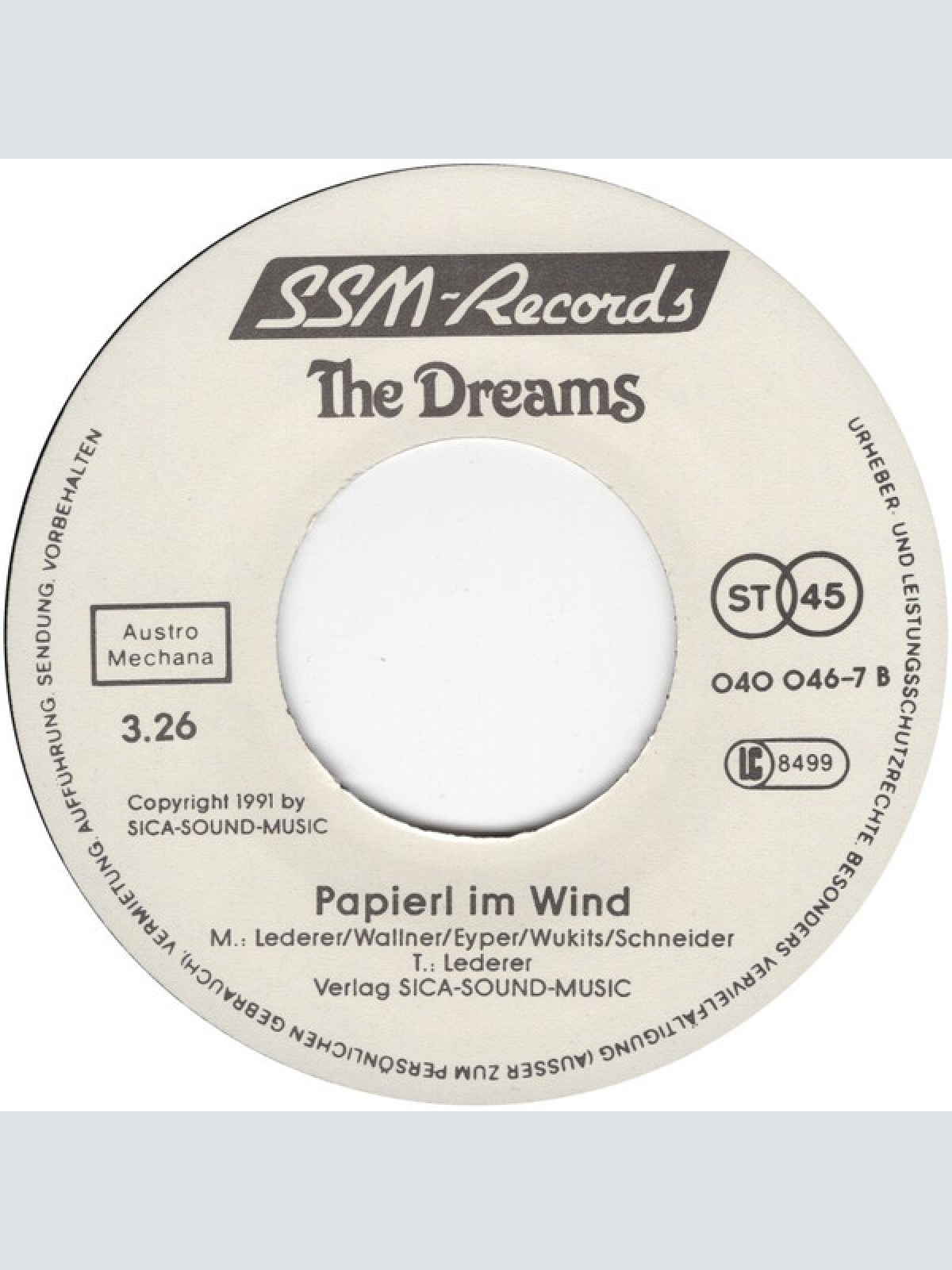 Vinyl / The Dreams (4) - Das Paradies Auf Erden