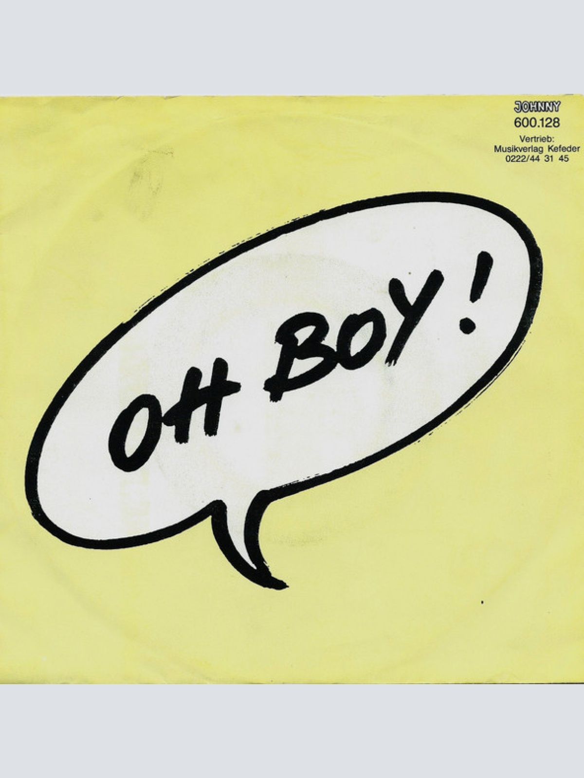 Vinyl / Martha High - Oh Boy