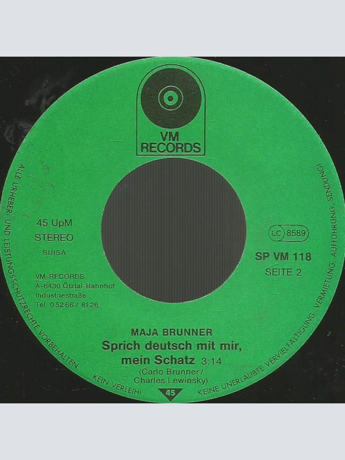 Vinyl / Maja Brunner - Das Kommt Uns Spanisch Vor