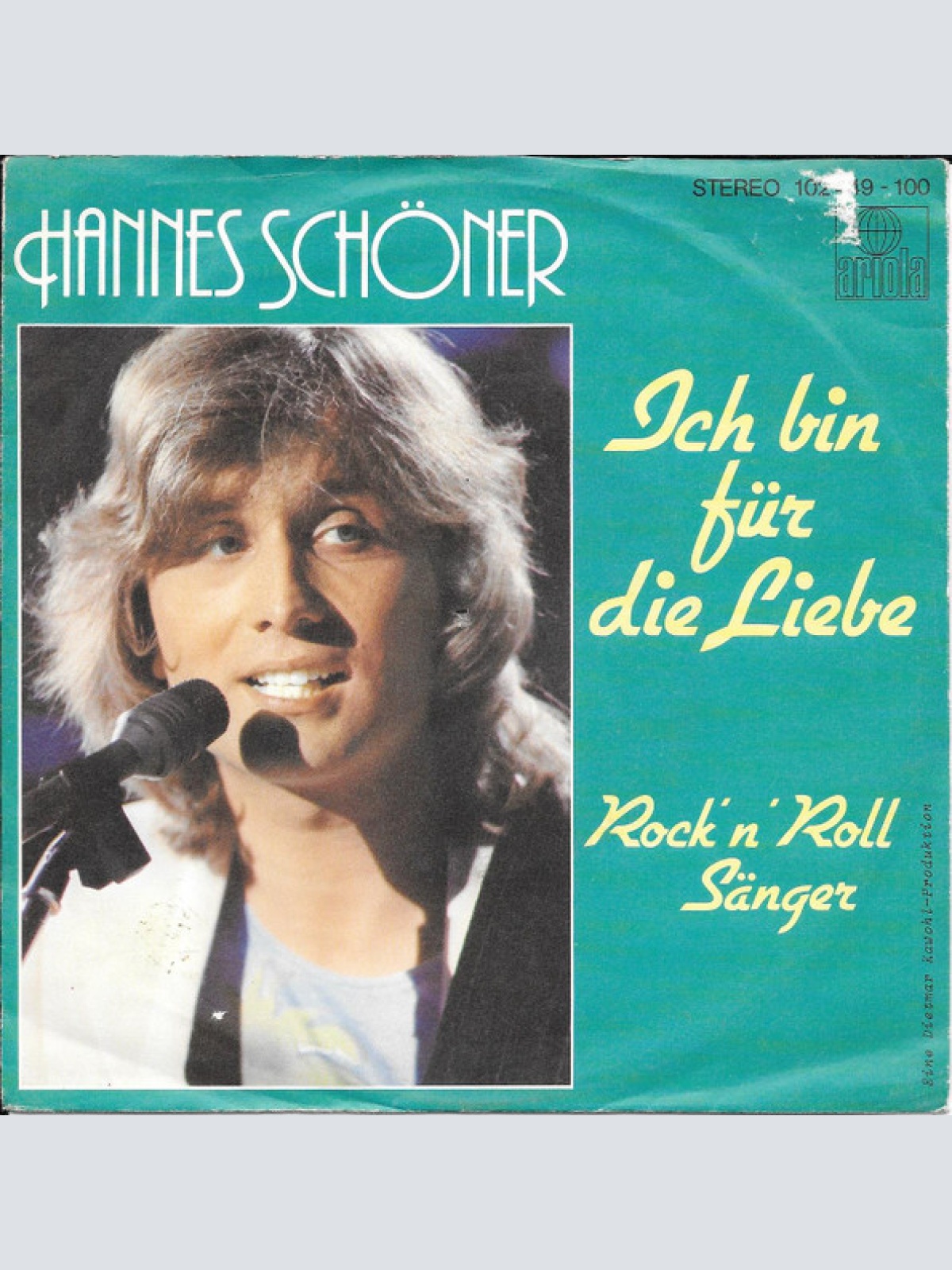 Vinyl / Hannes Schöner - Ich Bin Für Die Liebe