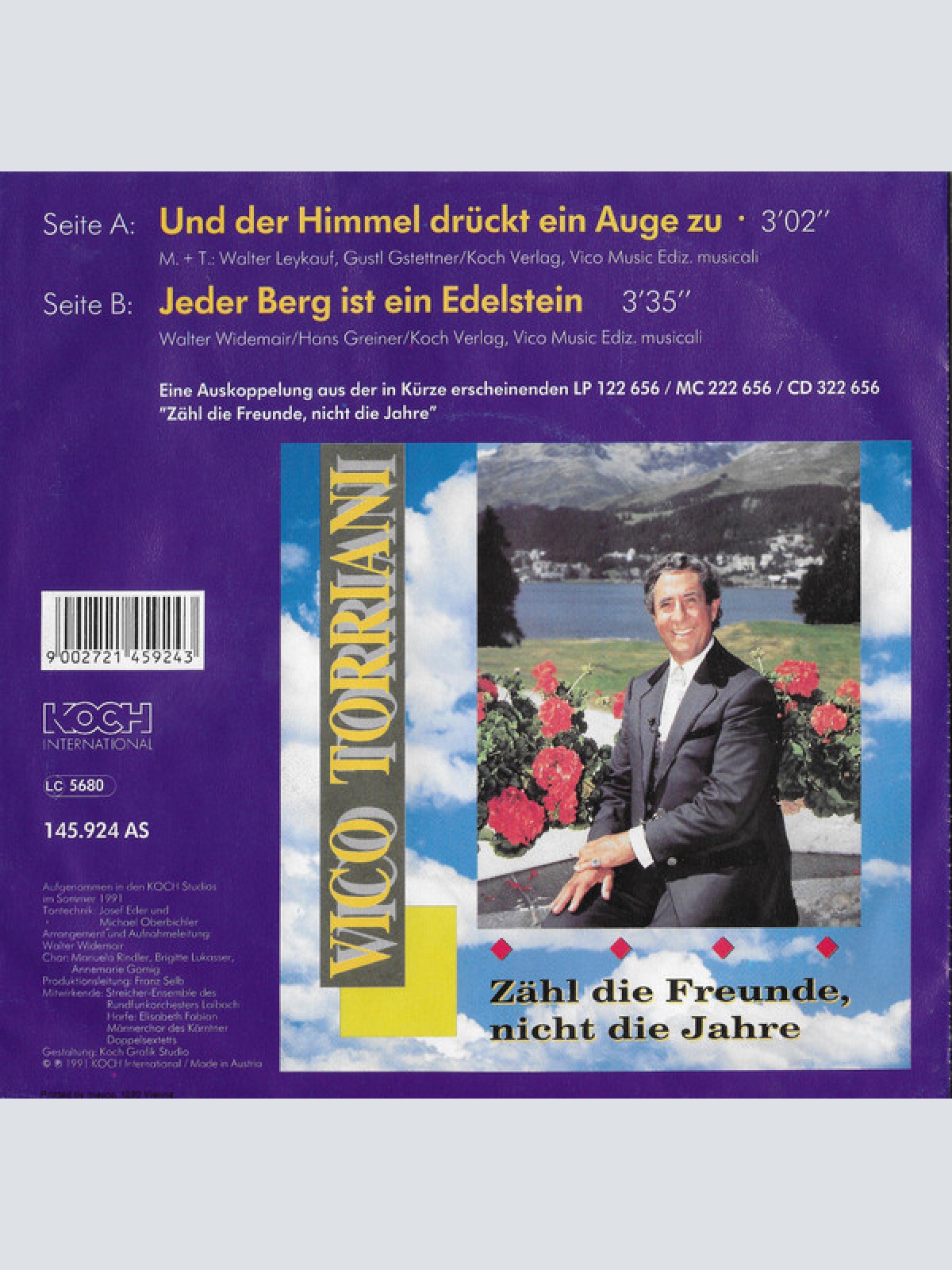 Vinyl / Vico Torriani - Und Der Himmel Drückt Ein Auge Zu